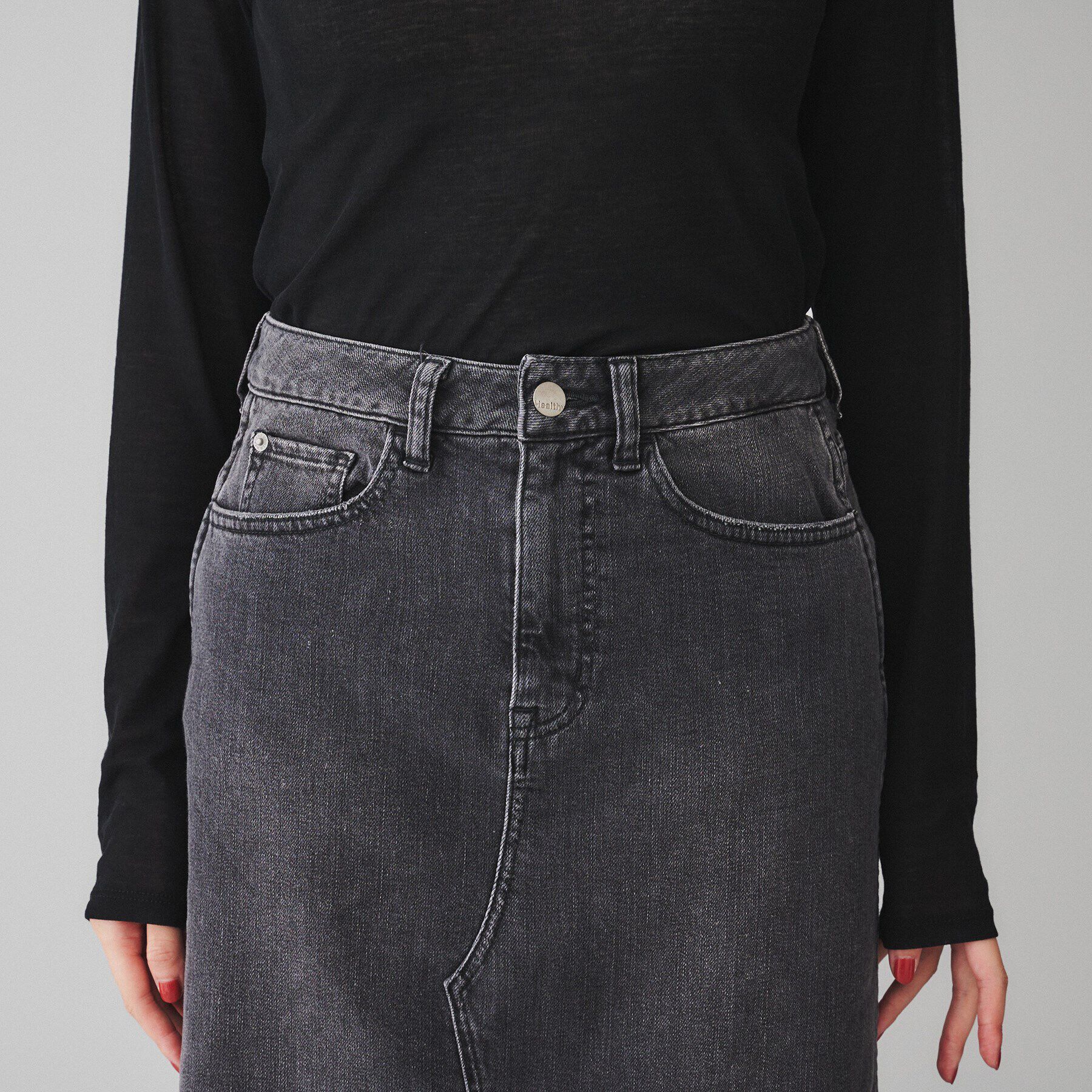 UNTITLED「【Healthy DENIM】Pear Maxi（ペアーマキシ）デニムスカート」|スカート|