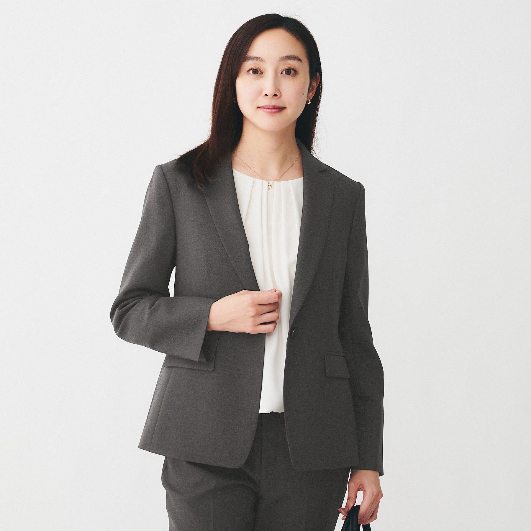 UNTITLED「【洗える/お仕事スーツ】ドライメランジ テーラードジャケット」|テーラードジャケット|