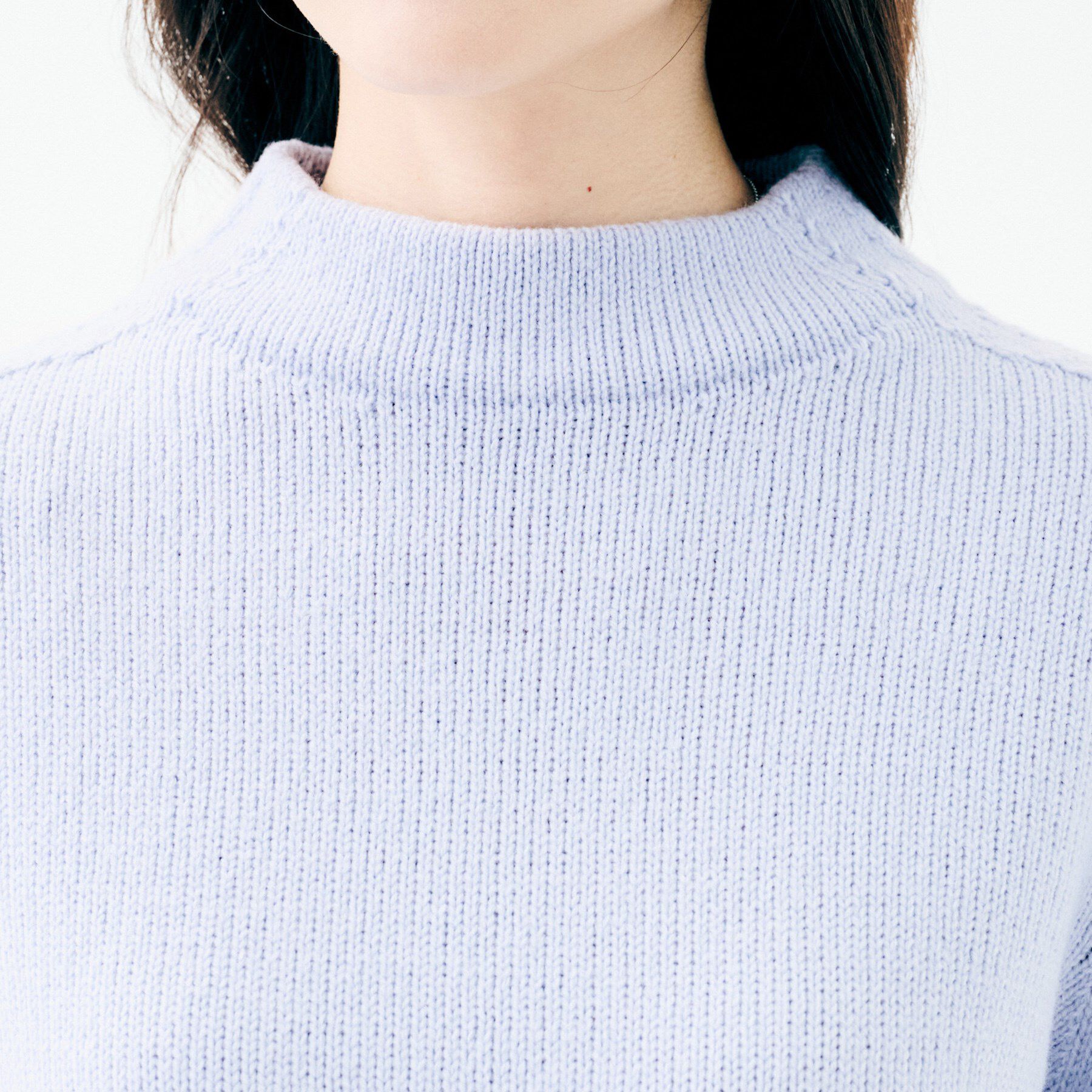 UNTITLED「【洗える】スポンディッシュ ボトルネックニット」|ニット・セーター|