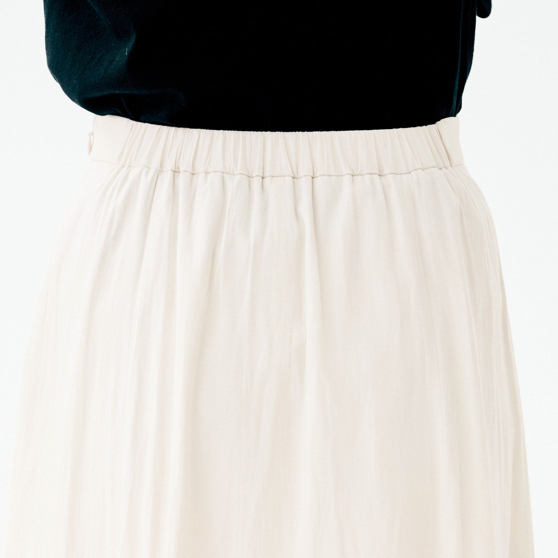 UNTITLED「【洗える/セレモニーにも/後ろウエストゴム】ロングスカート」|スカート|