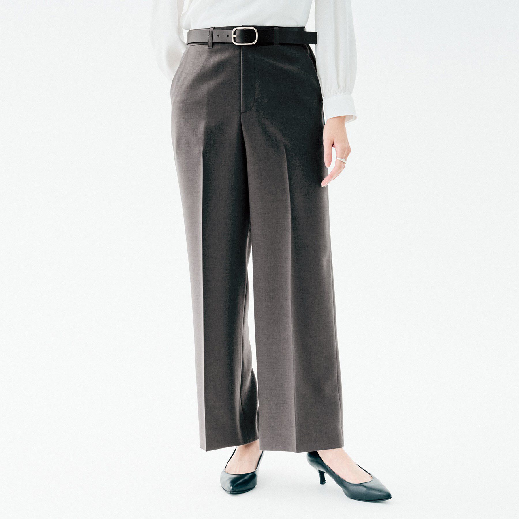 UNTITLED「【イージーケア/接触令感/UVカット】エアリー ワイドパンツ」|その他|