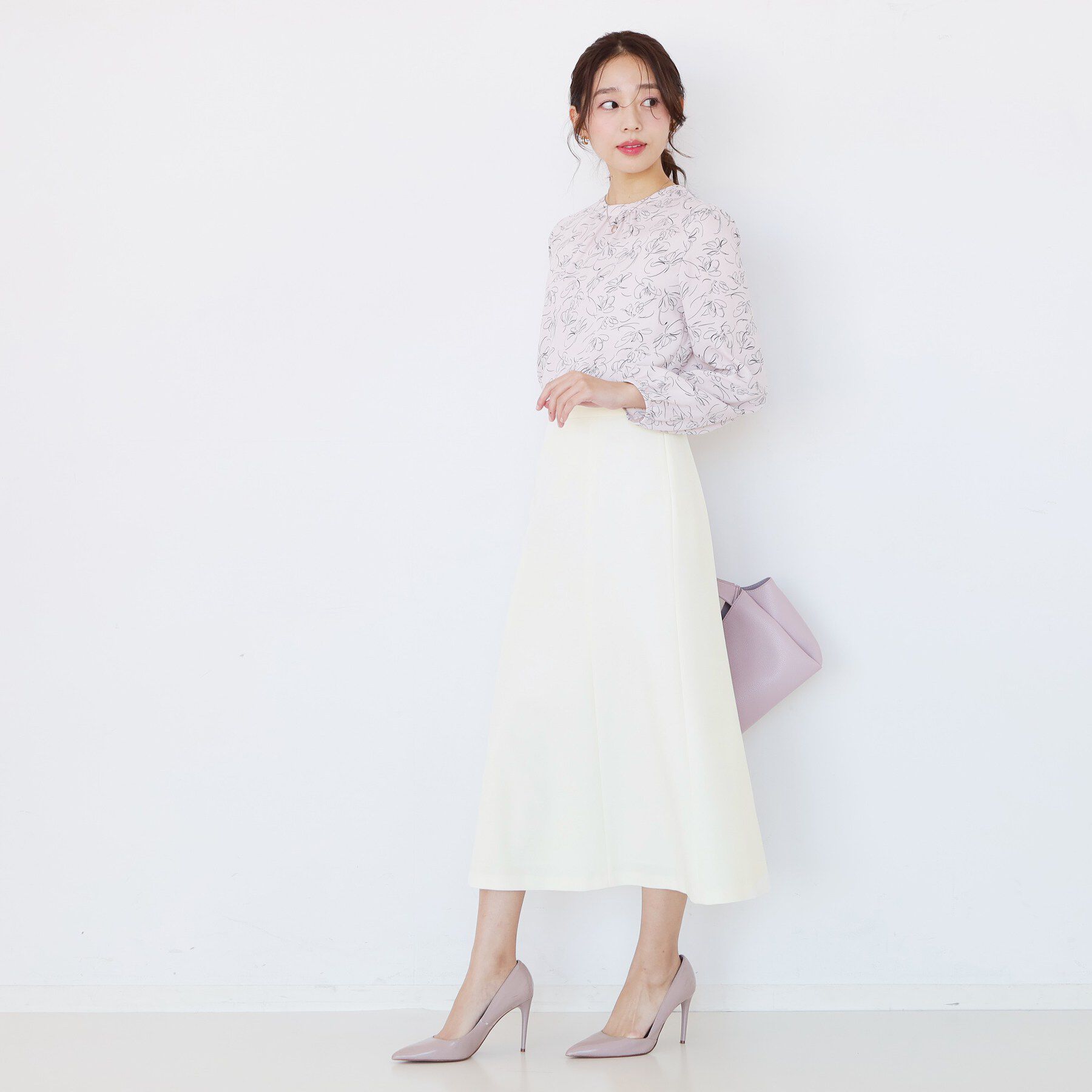 COUP DE CHANCE「【手洗い可／日本製／ウエスト後ろゴム仕様】マーメイドシルエットのスカート」|スカート|