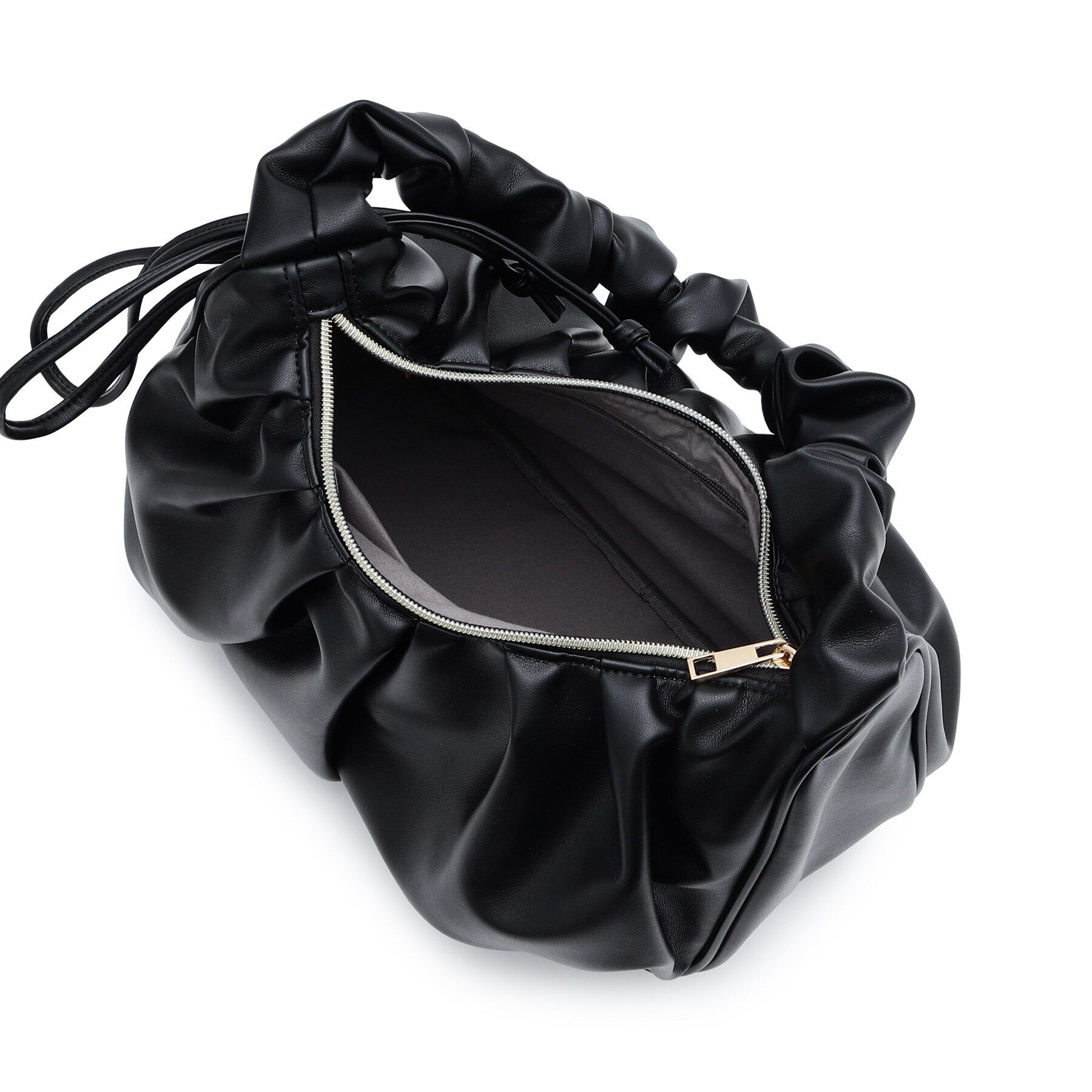 Reflect「【トレンドアイテム／持ち手の長さ調節可能】シャーリングハンドルバッグ」|ショルダー・メッセンジャー|