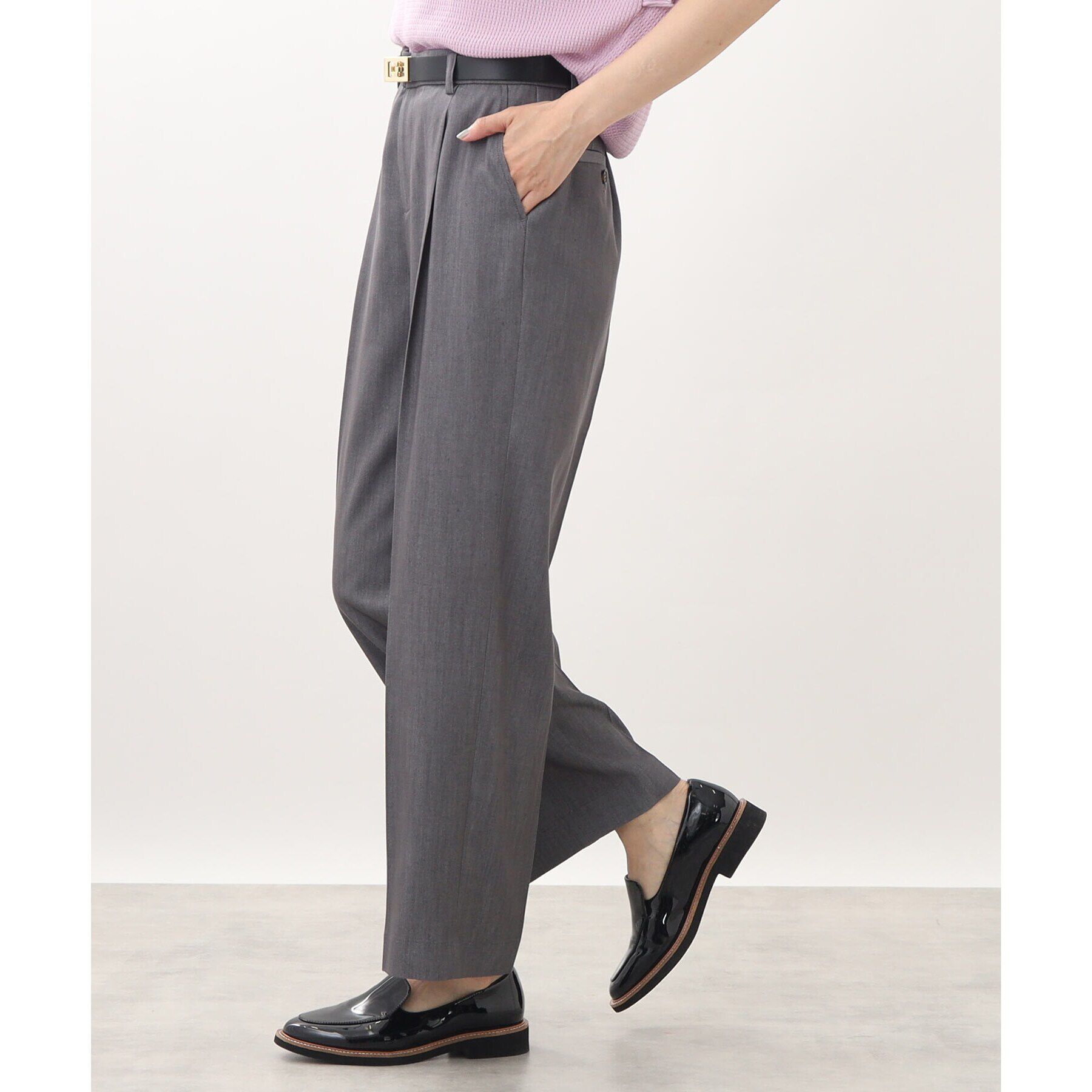 Reflect「【SALE／接触冷感／洗える】デニム調ストレートシルエットパンツ」|その他|