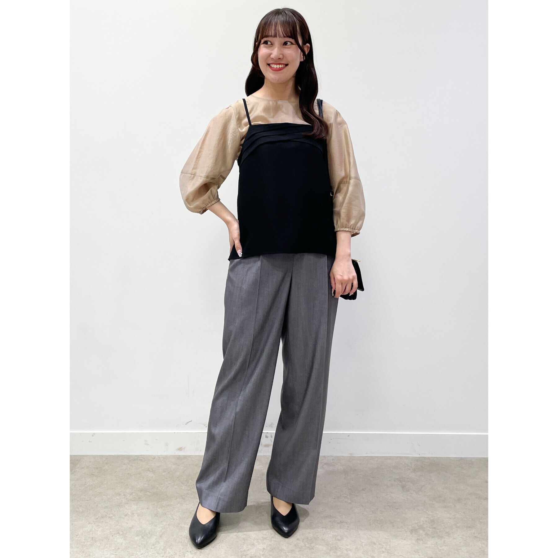 Reflect「【SALE／接触冷感／洗える】デニム調ストレートシルエットパンツ」|その他|