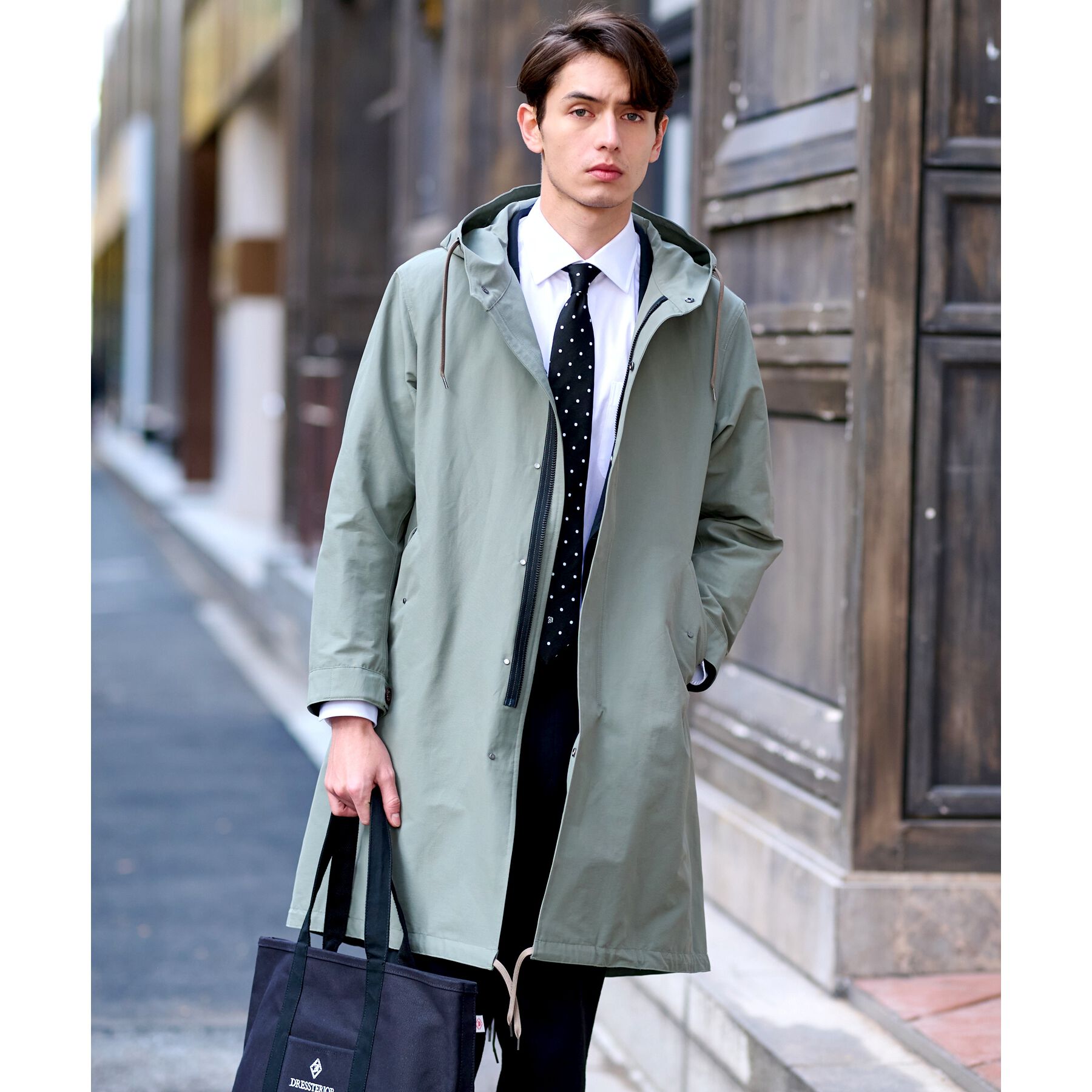 DRESSTERIOR「レインプルーフ モッズコート」|ミリタリー・モッズコート|