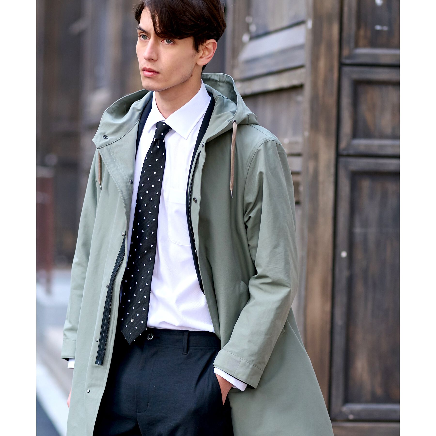 DRESSTERIOR「レインプルーフ モッズコート」|ミリタリー・モッズコート|