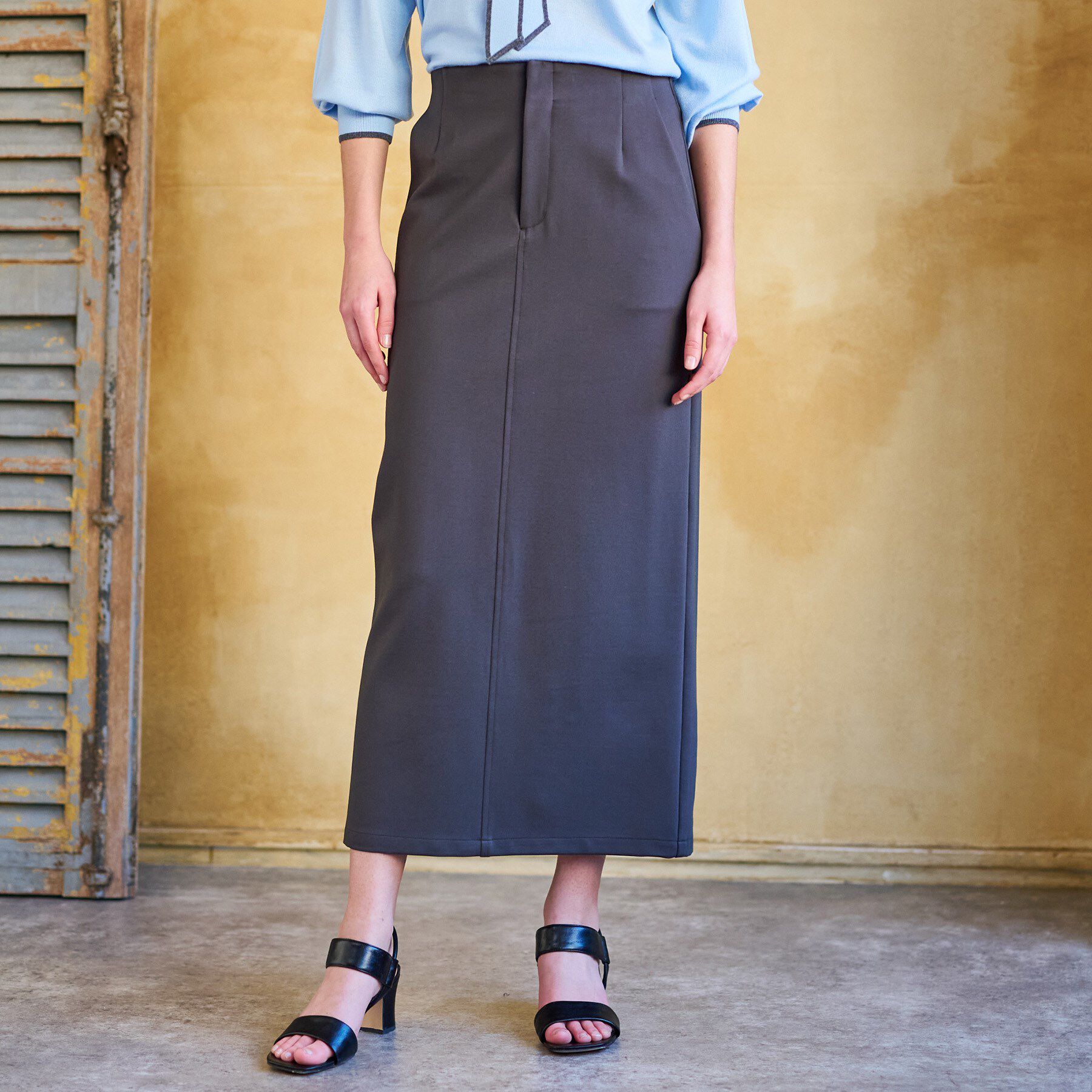 DRESSTERIOR「【大人百花春号掲載　モデル美香さん着用】ストレッチポンチタイトスカート」|スカート|