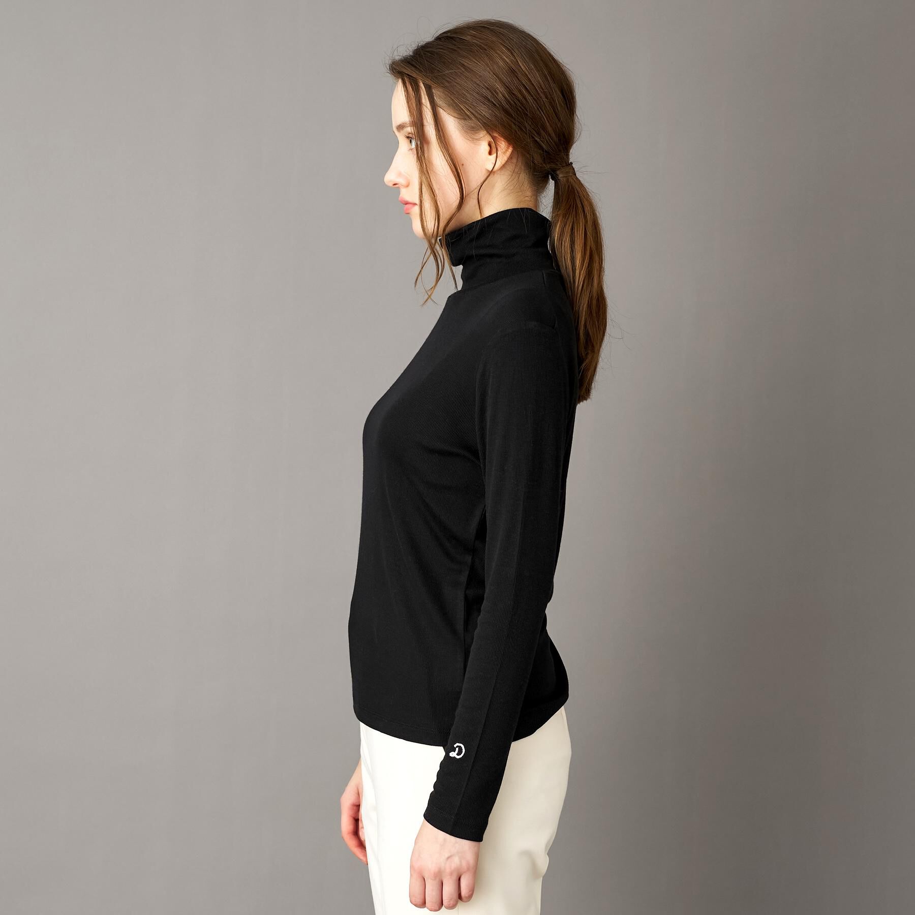 DRESSTERIOR「【インナー使いに最適/しっとり暖かな保湿素材】タートルネックプルオーバー」|Tシャツ・カットソー|