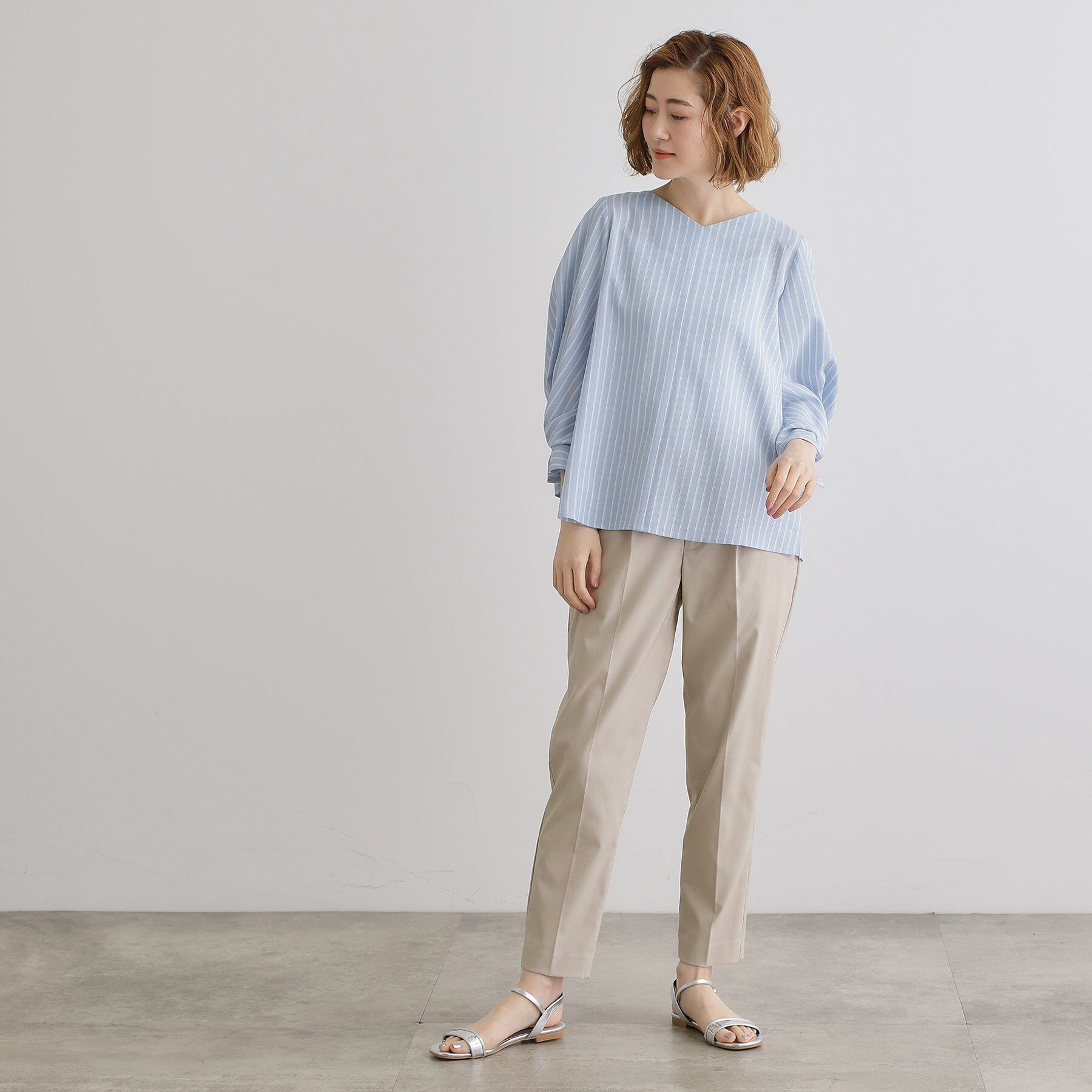 grove「アンクルストラップアソートフラットサンダル」|サンダル|