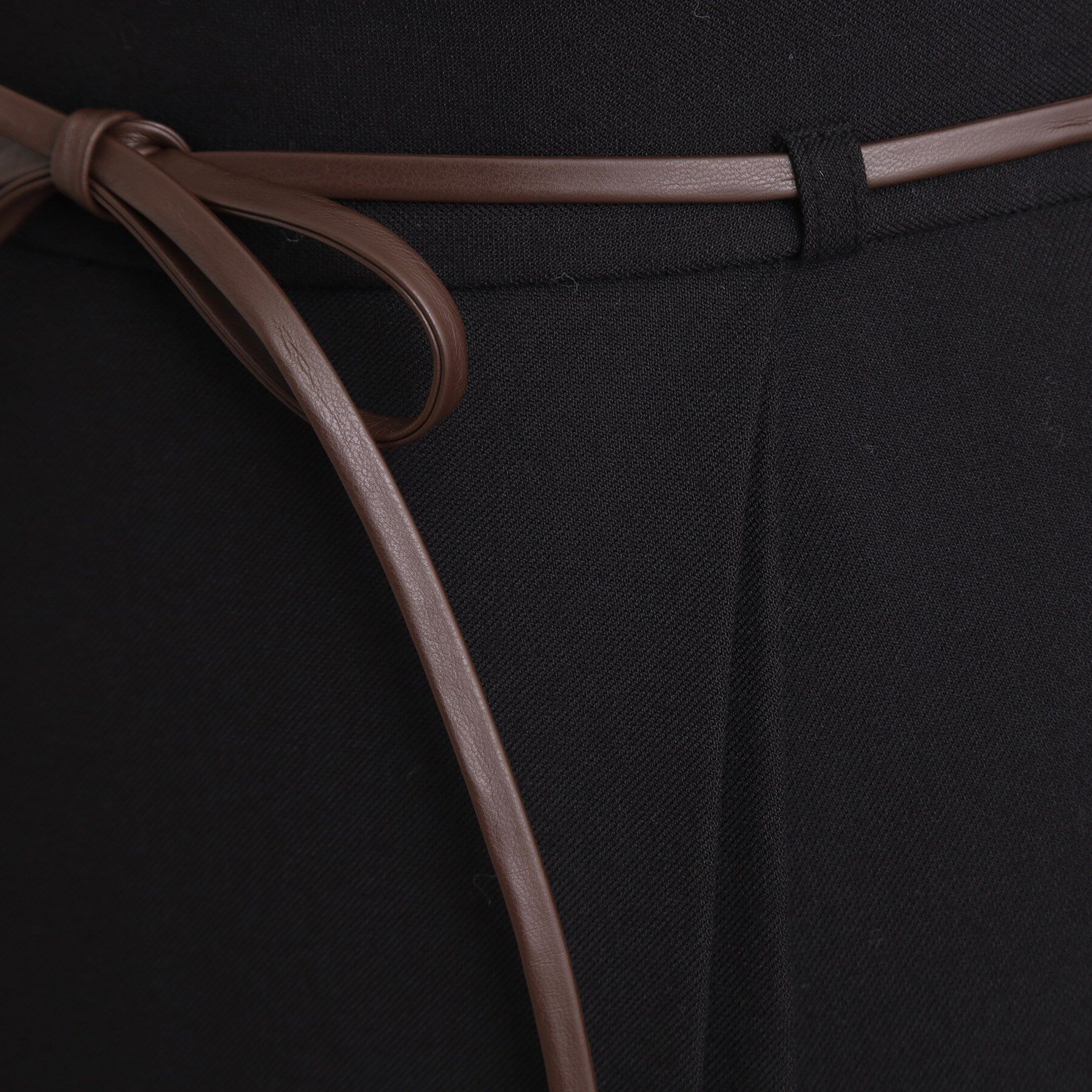 grove「合皮ベルト付きナロースカート」|スカート|