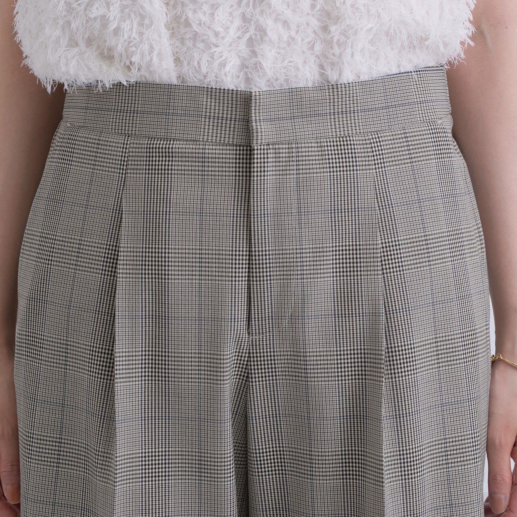 INDIVI「【褒められパンツ】ワンタックワイドパンツ」|その他|