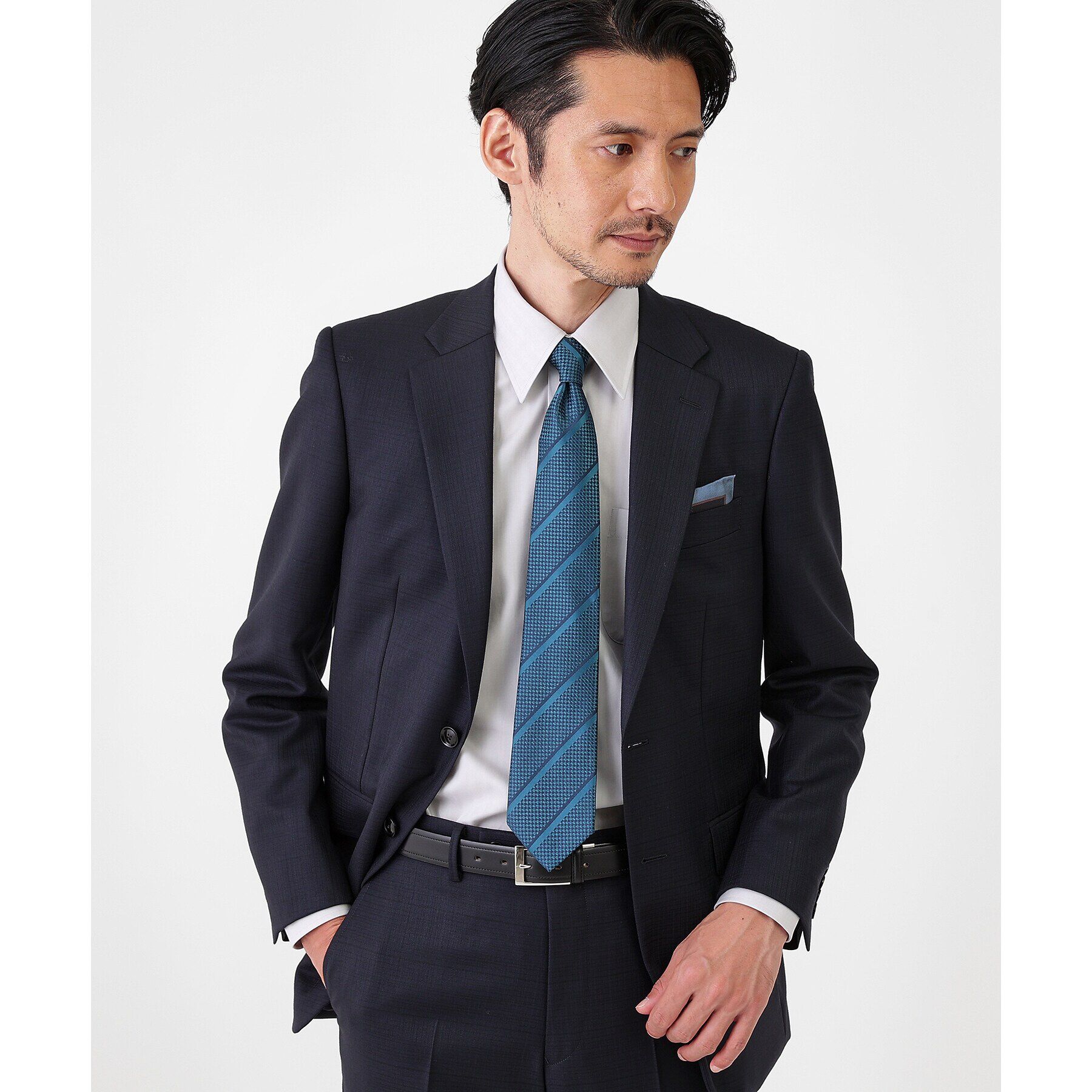 TAKEO KIKUCHI「【京都丹後】タッサー バスケット ストライプ ネクタイ」|ネクタイ・蝶ネクタイ|