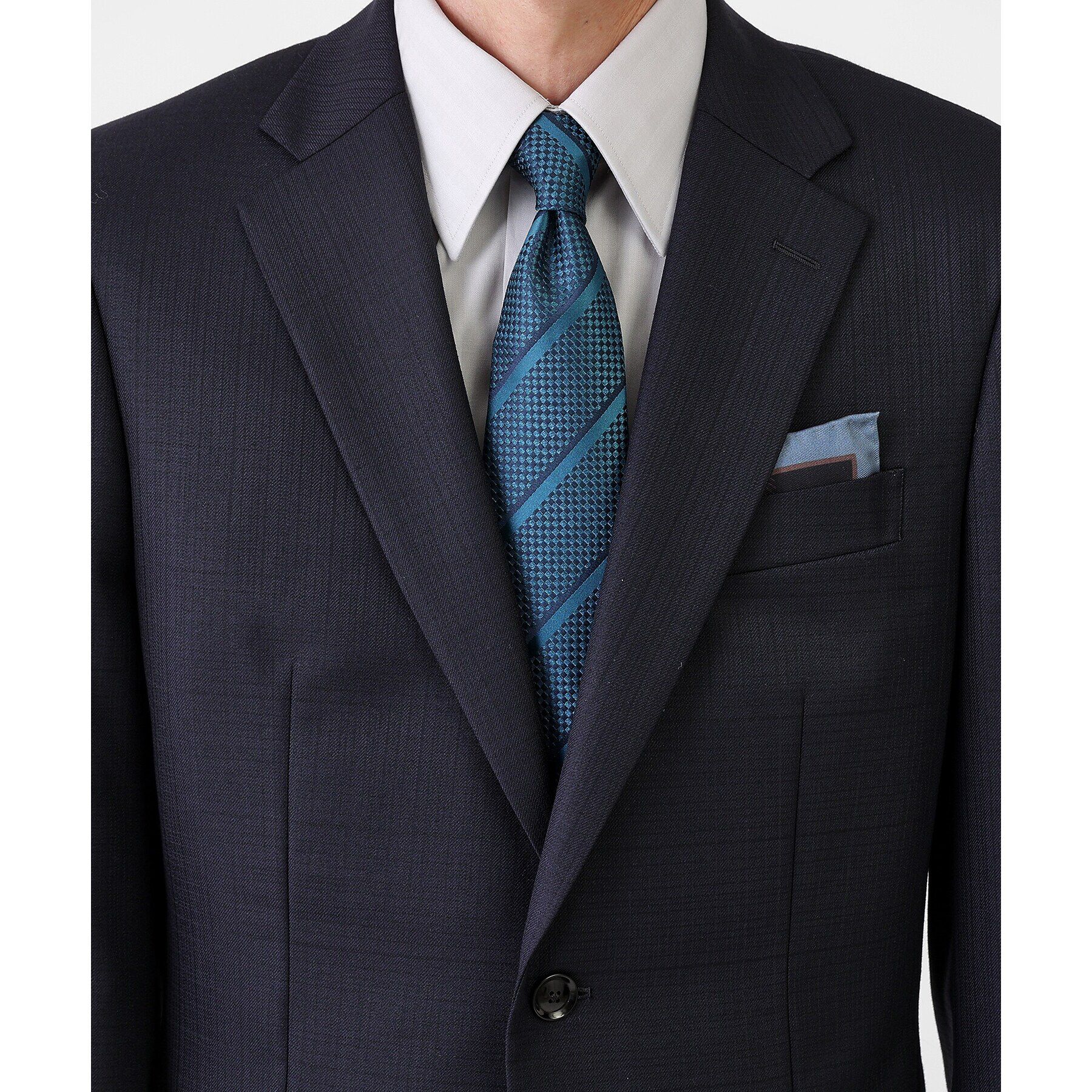 TAKEO KIKUCHI「【京都丹後】タッサー バスケット ストライプ ネクタイ」|ネクタイ・蝶ネクタイ|