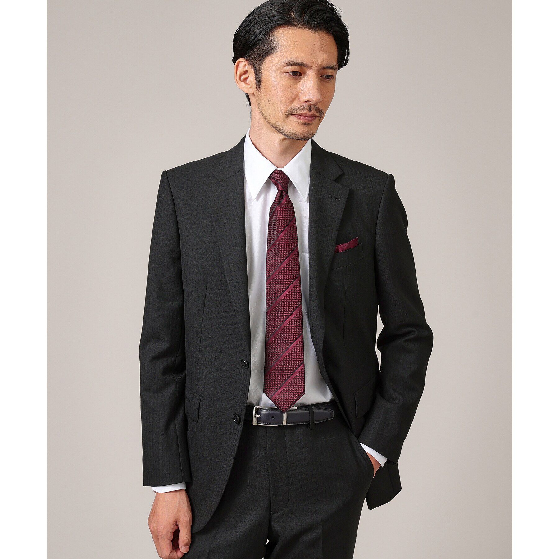 TAKEO KIKUCHI「【京都丹後】タッサー バスケット ストライプ ネクタイ」|ネクタイ・蝶ネクタイ|