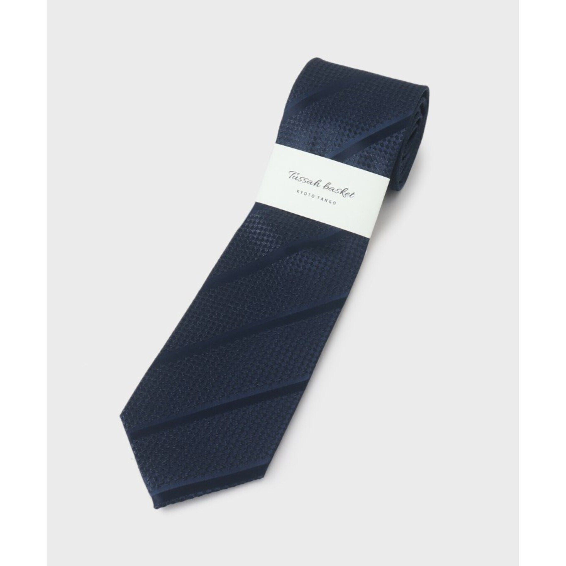 TAKEO KIKUCHI「【京都丹後】タッサー バスケット ストライプ ネクタイ」|ネクタイ・蝶ネクタイ|