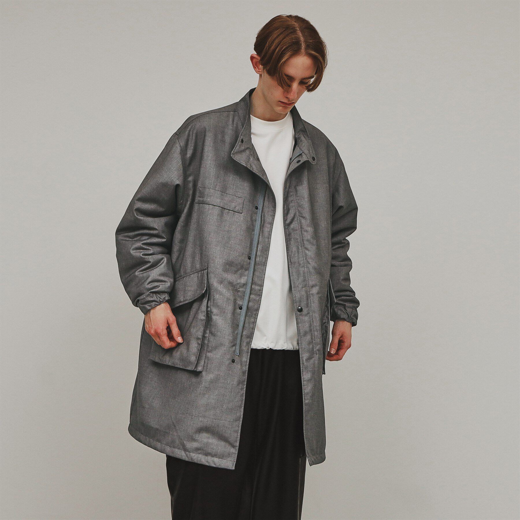 tk.TAKEO KIKUCHI「【ライナー付】モッズコート」|ミリタリー・モッズコート|グレー(712)