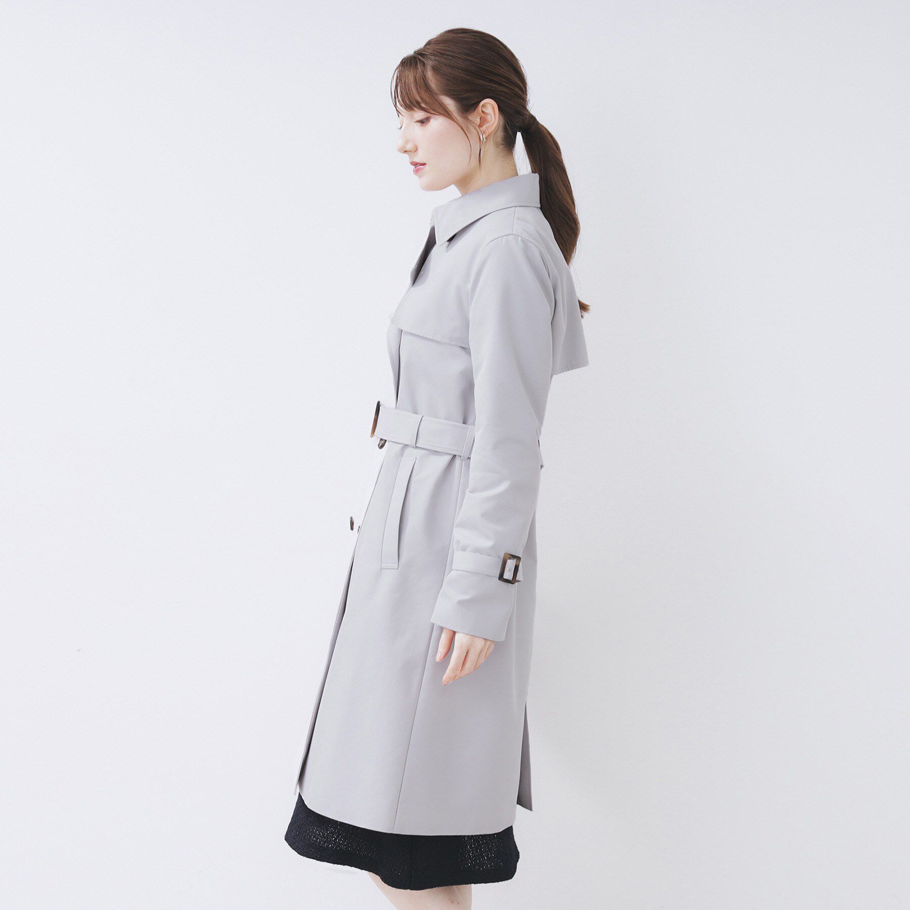 index「トレンチコート【洗濯機OK/撥水/花粉対応】《XS～3L》」|トレンチコート|