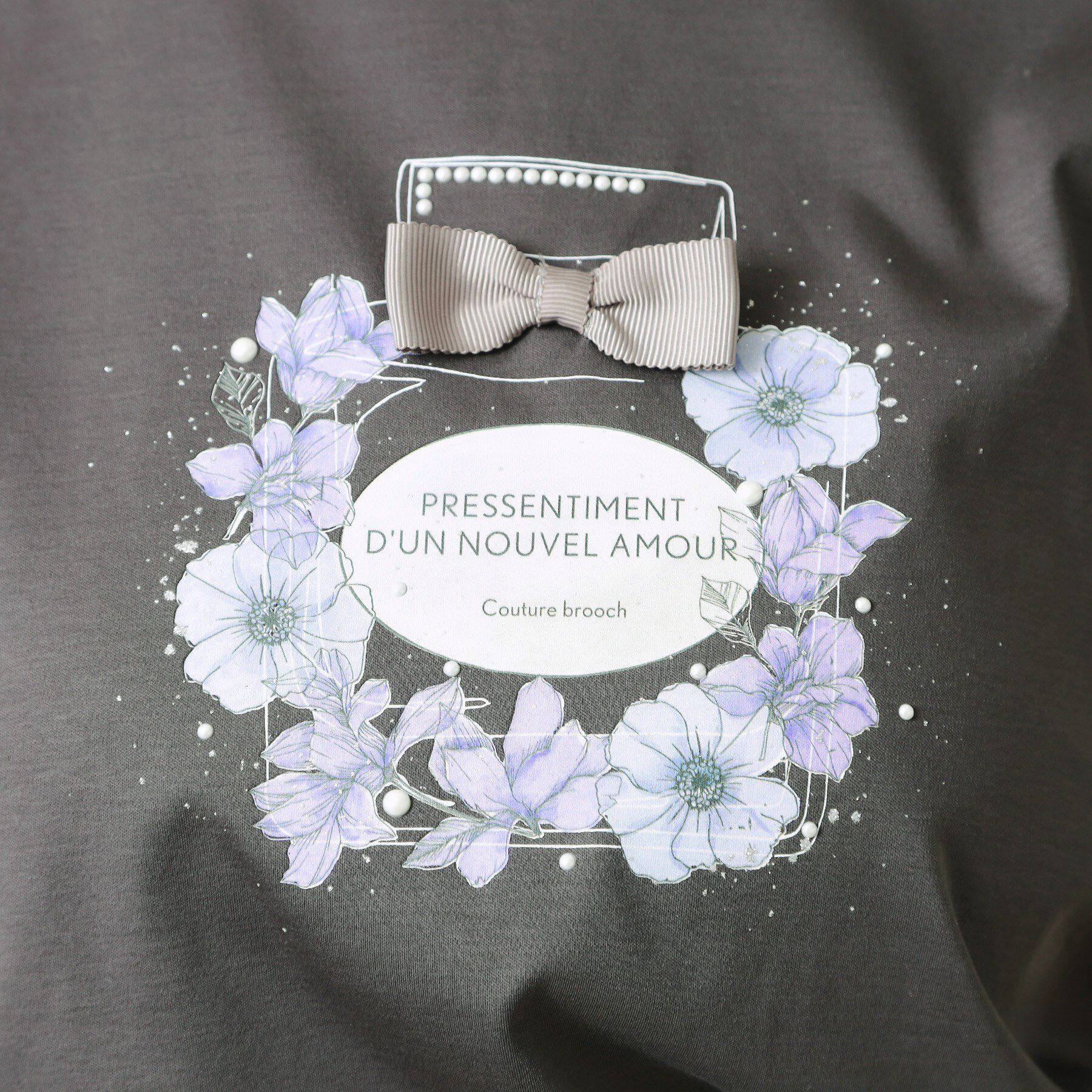 Couture broach「【接触冷感・UVカット】パフュームプリントTシャツ」|Tシャツ・カットソー|