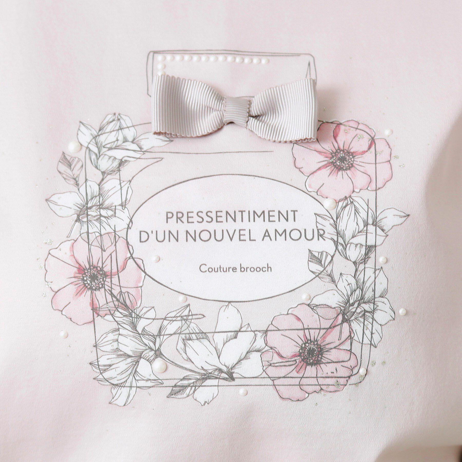 Couture broach「【接触冷感・UVカット】パフュームプリントTシャツ」|Tシャツ・カットソー|