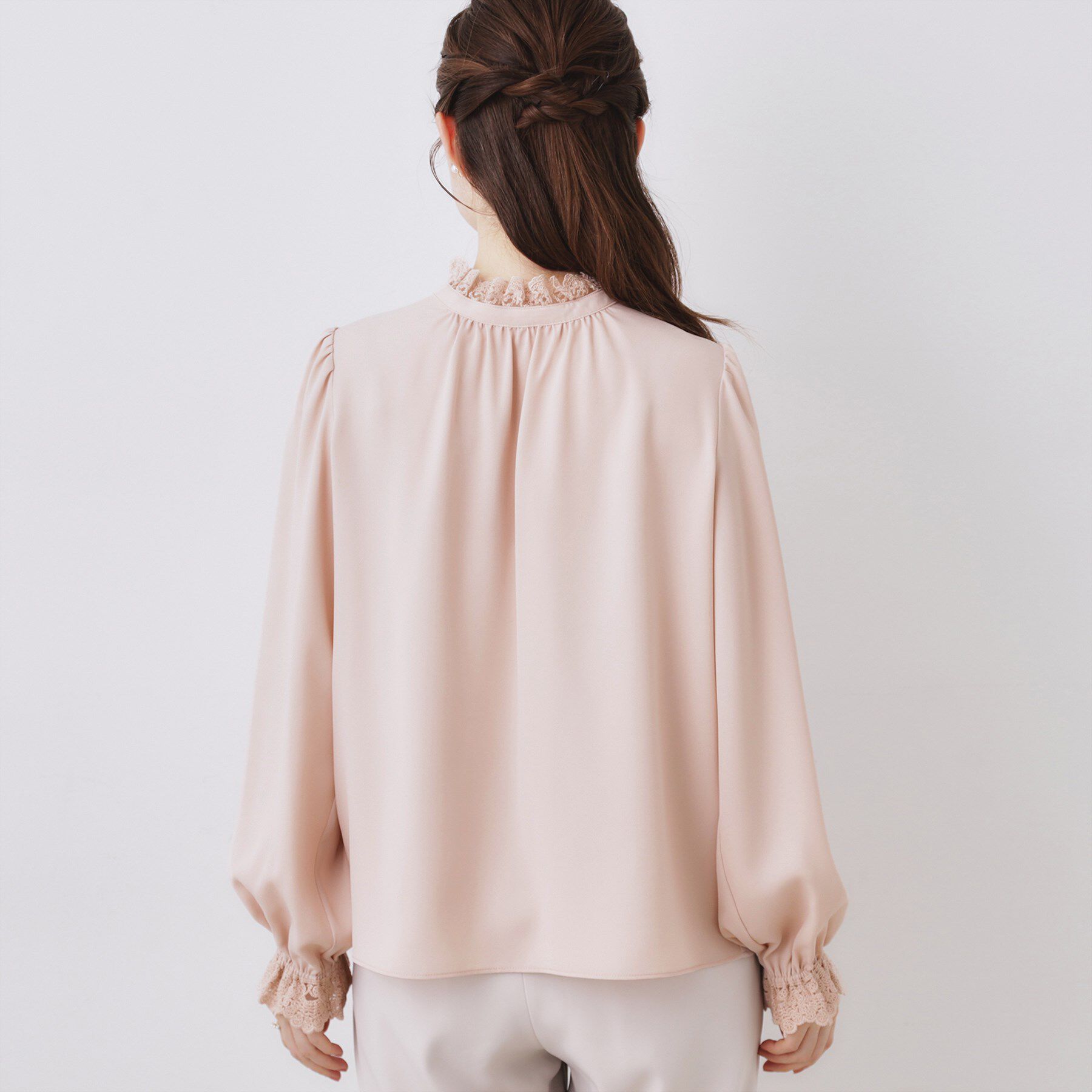 Couture broach「【前後2WAY】エンブロレースブラウス」|シャツ・ブラウス|