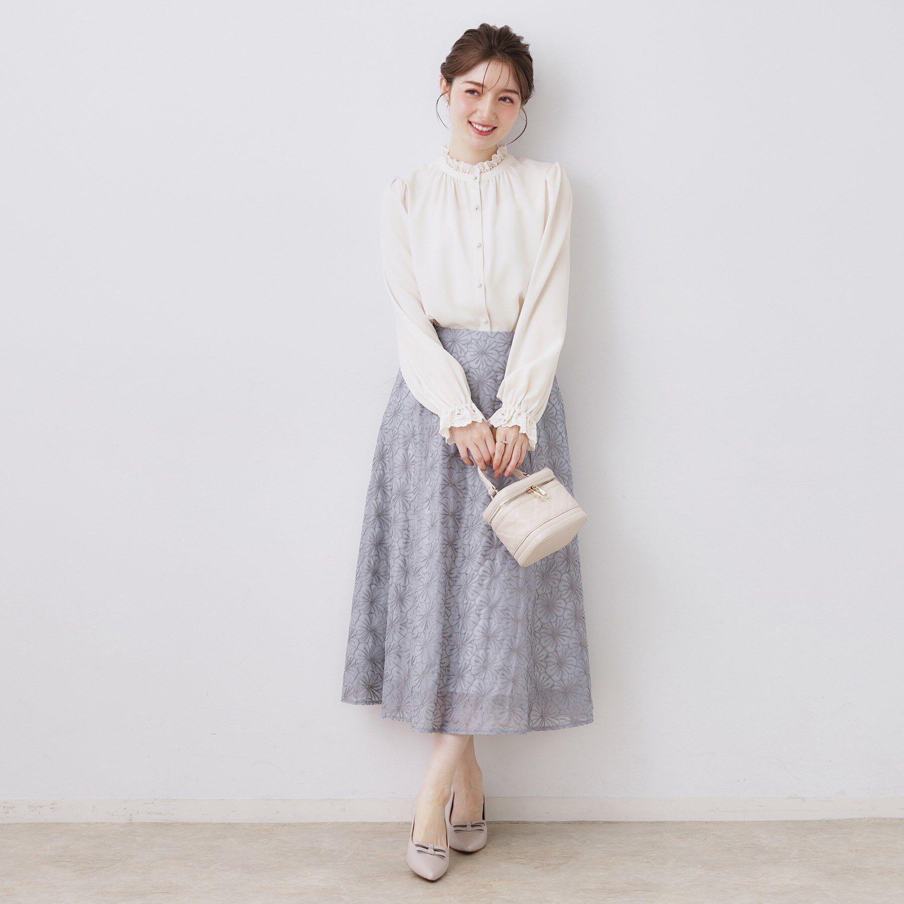 Couture broach「【前後2WAY】エンブロレースブラウス」|シャツ・ブラウス|