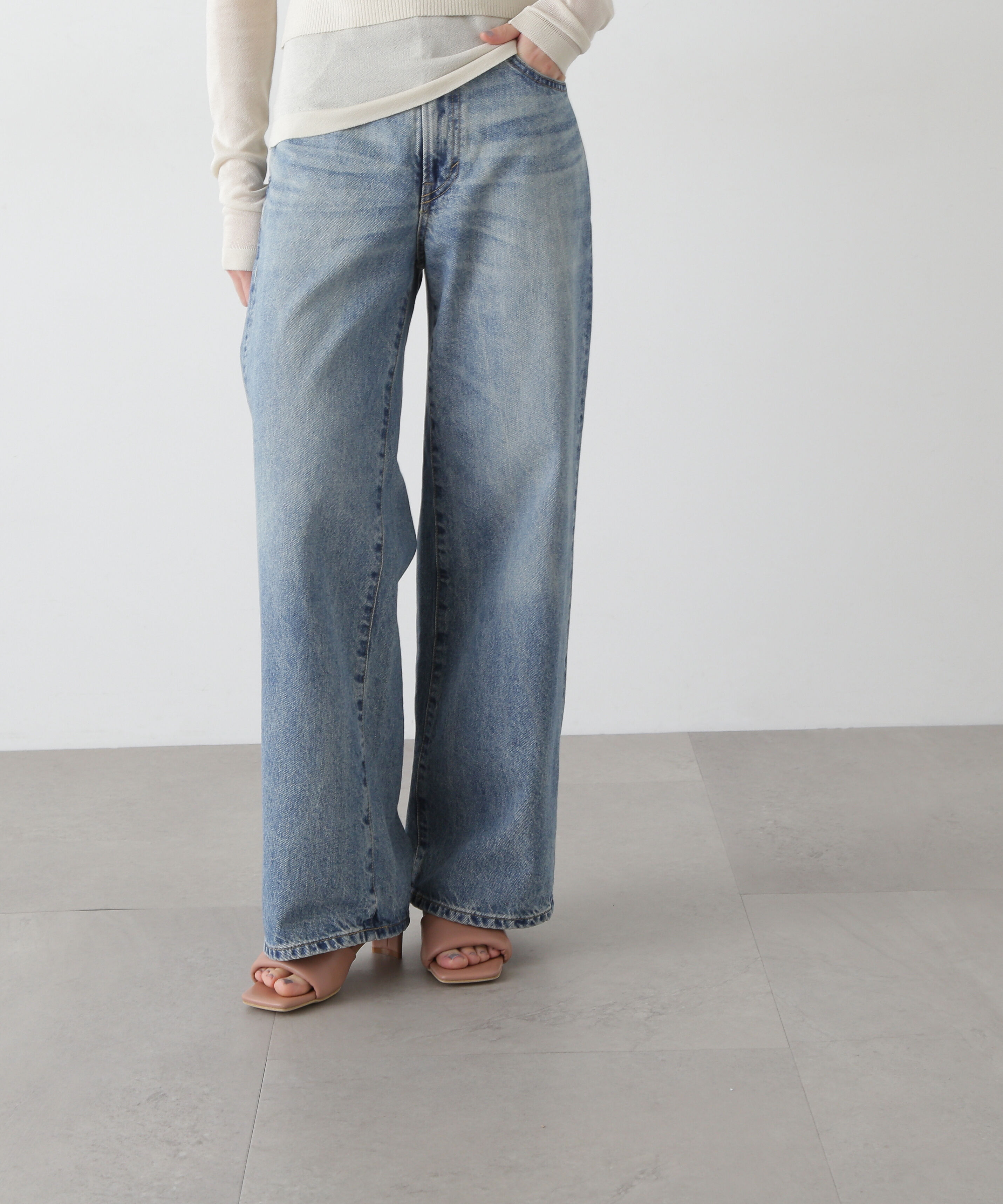 「LISA ヴィンテージワイドデニムパンツ」|その他|