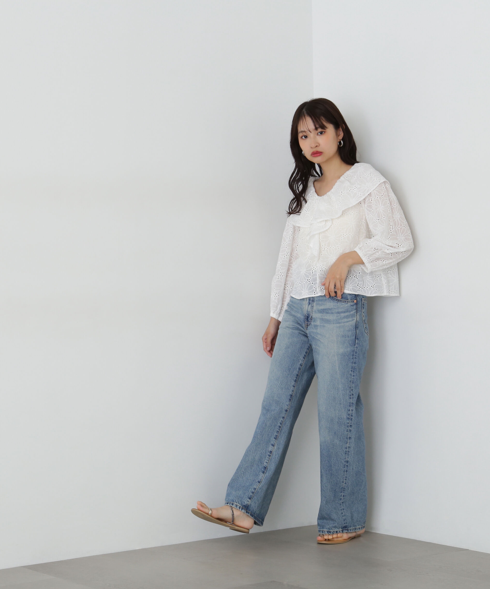  「LISA ヴィンテージワイドデニムパンツ」|その他|