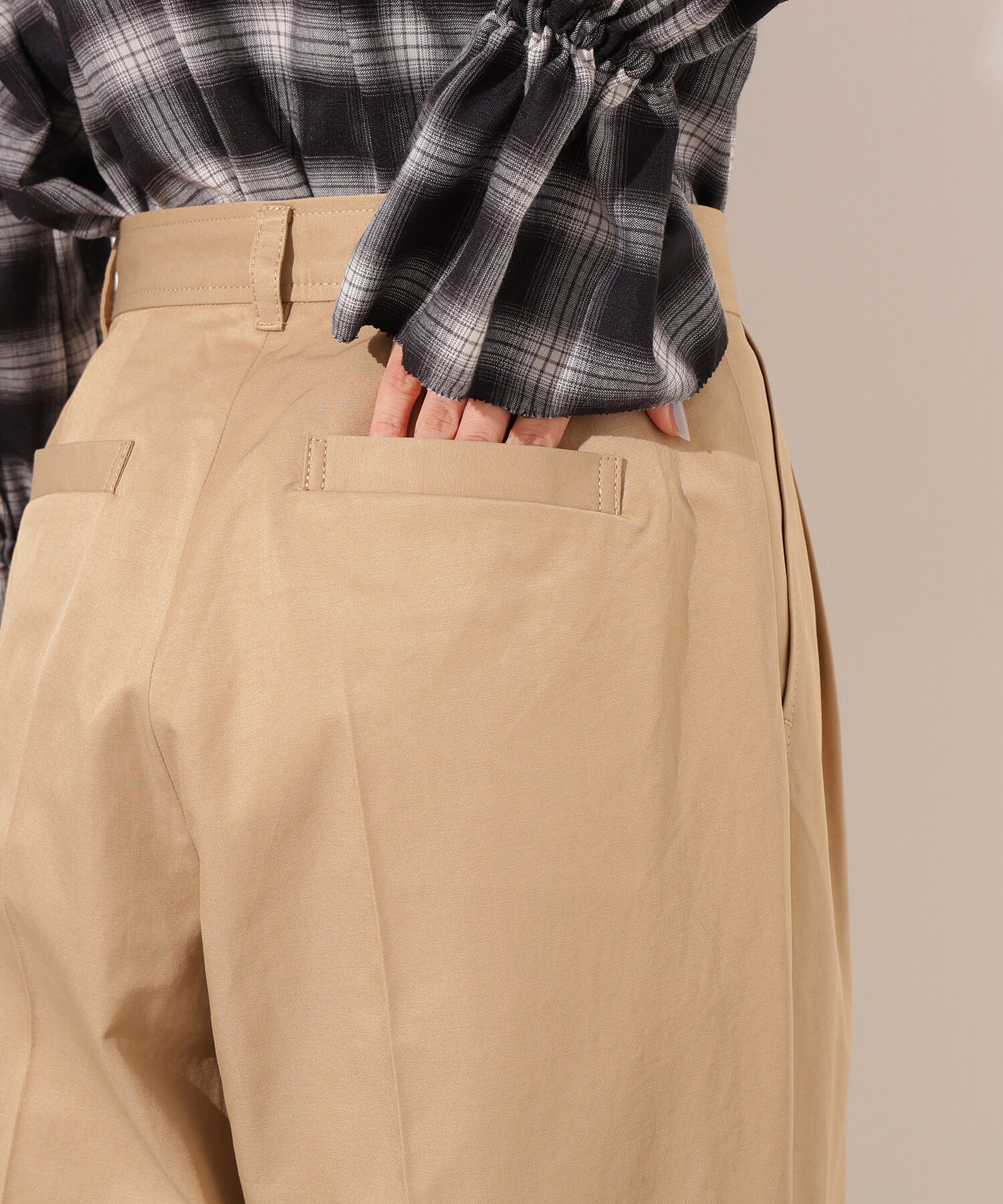  「ツータックツイルパンツ」|その他|
