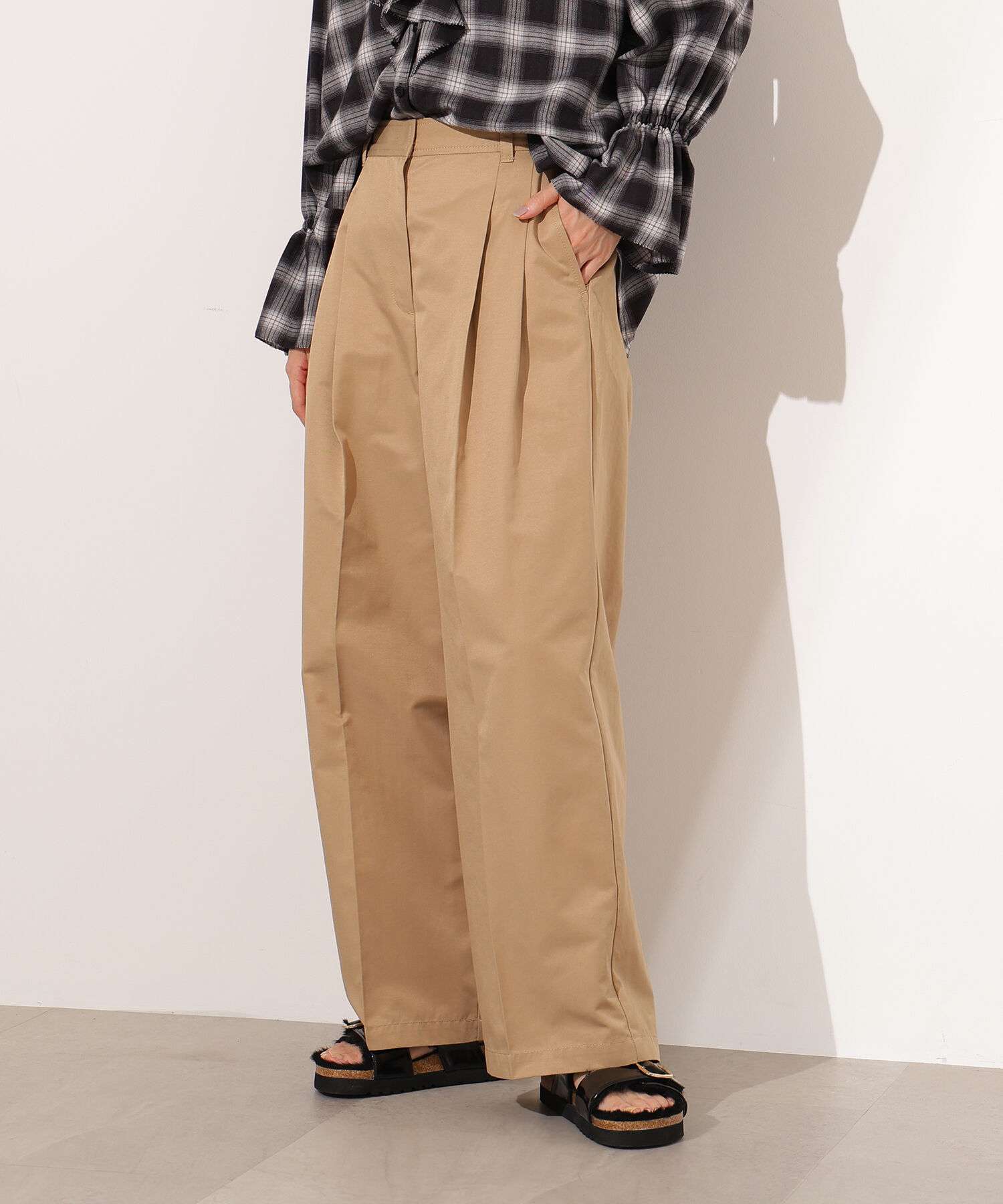  「ツータックツイルパンツ」|その他|