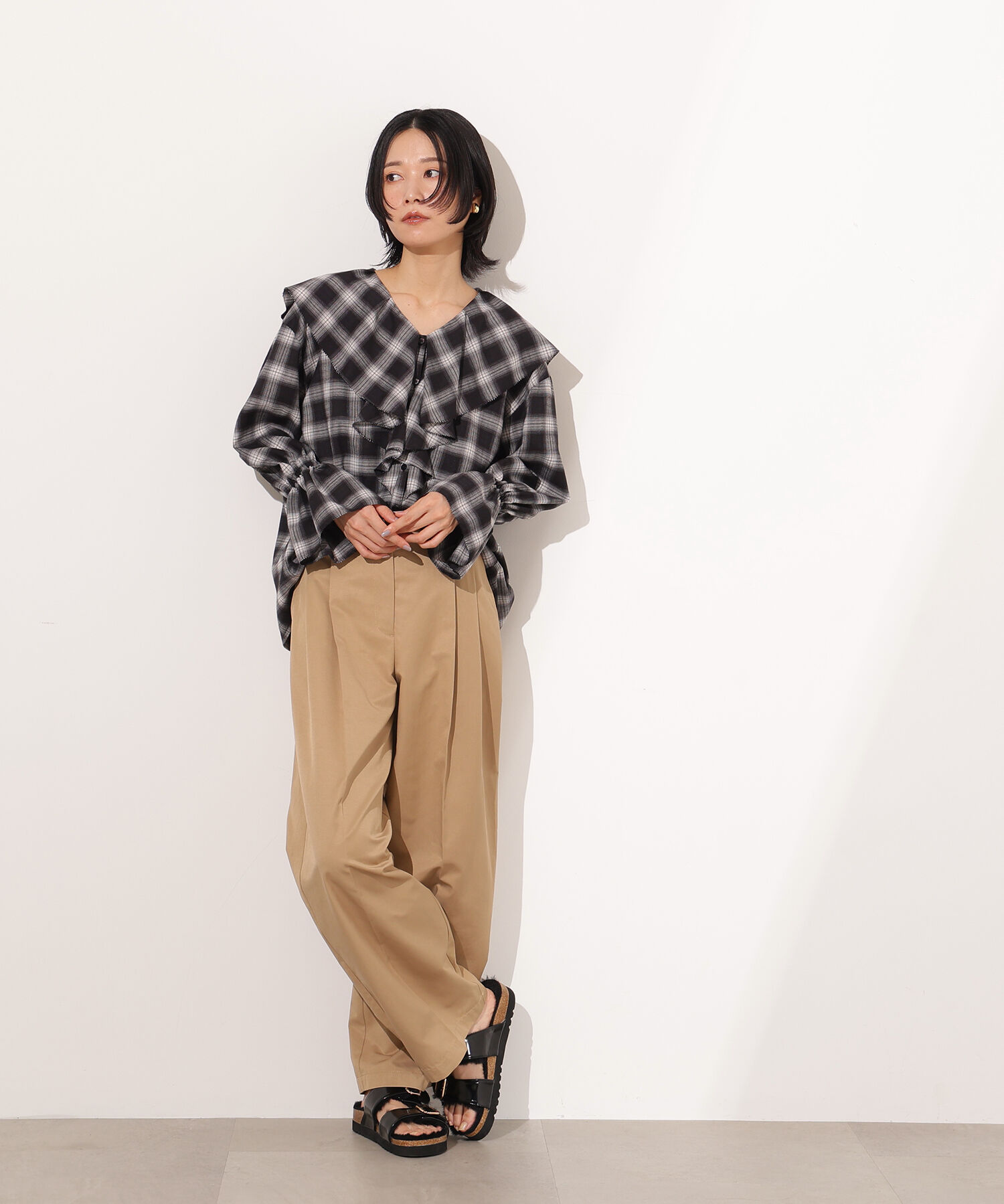  「ツータックツイルパンツ」|その他|