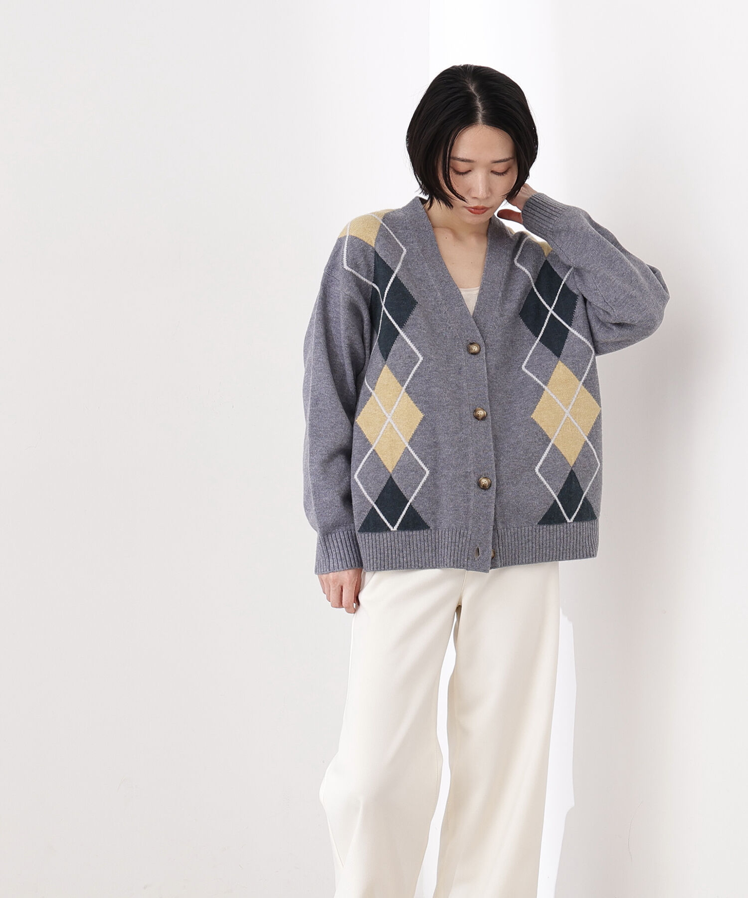  「ベーシックツイルワイドパンツ」|その他|