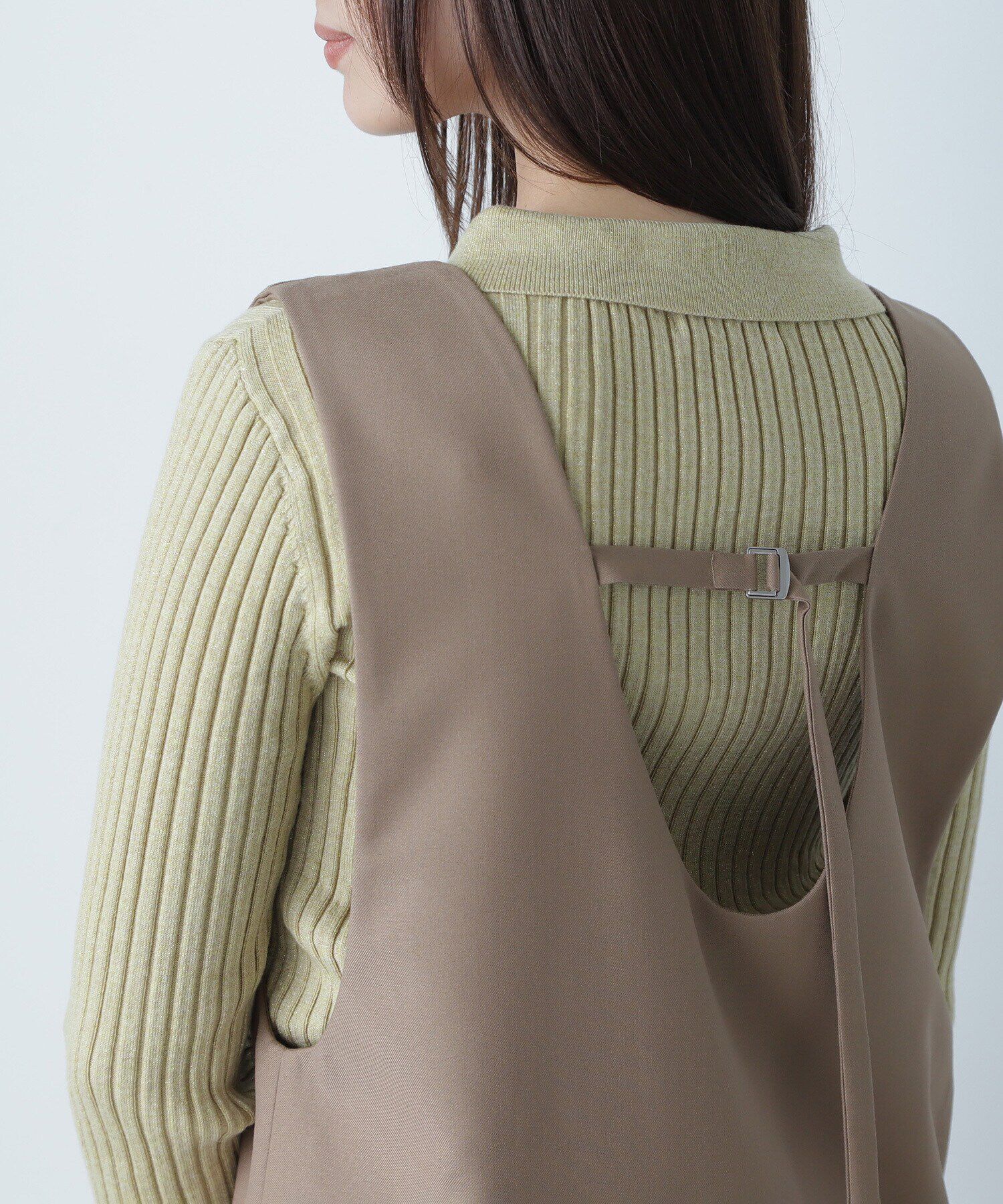  「Uネックチュニック＆ワイドパンツ」|ワンピース|