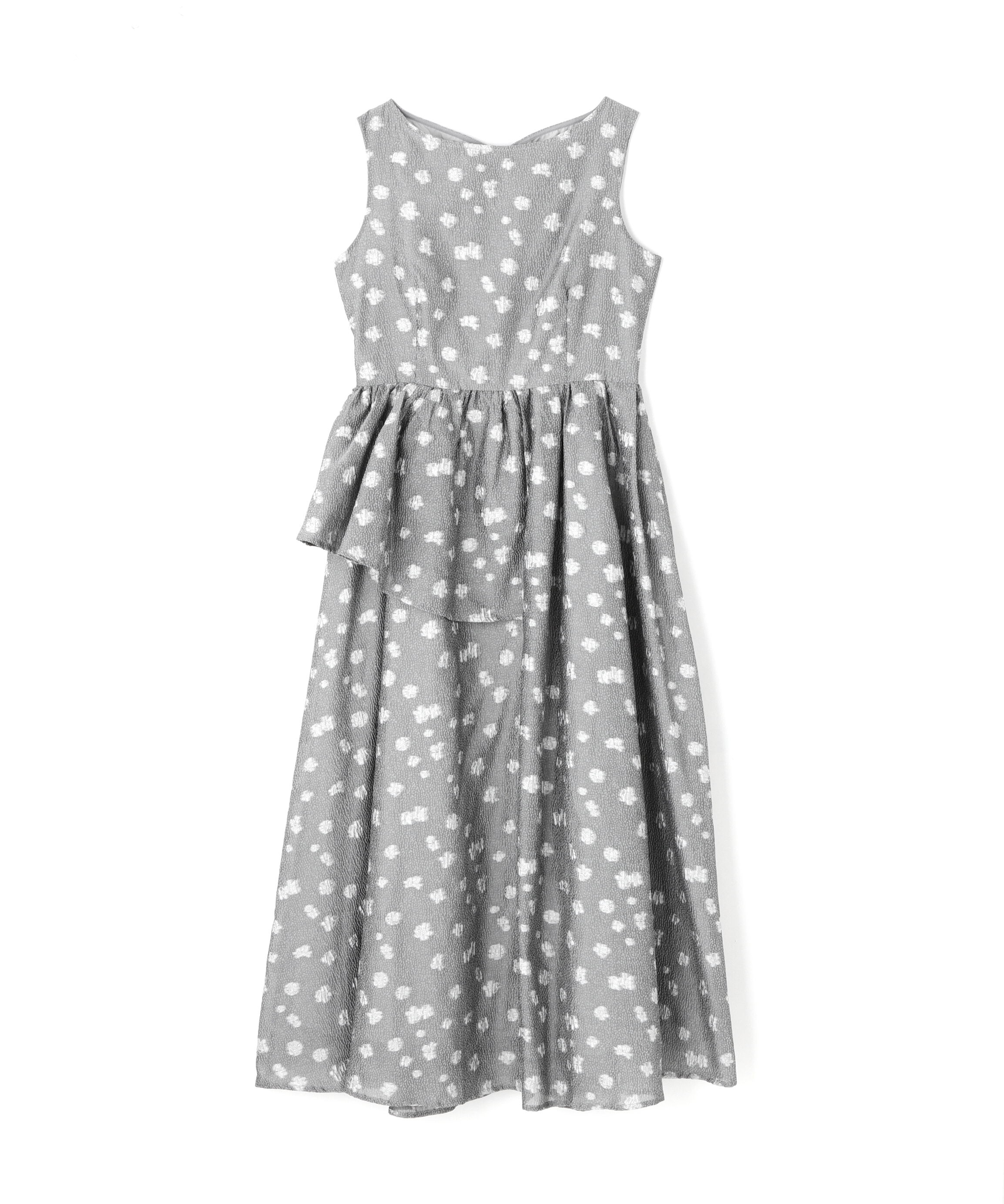  「アシンメトリーフリルジャガードワンピース」|ワンピース|