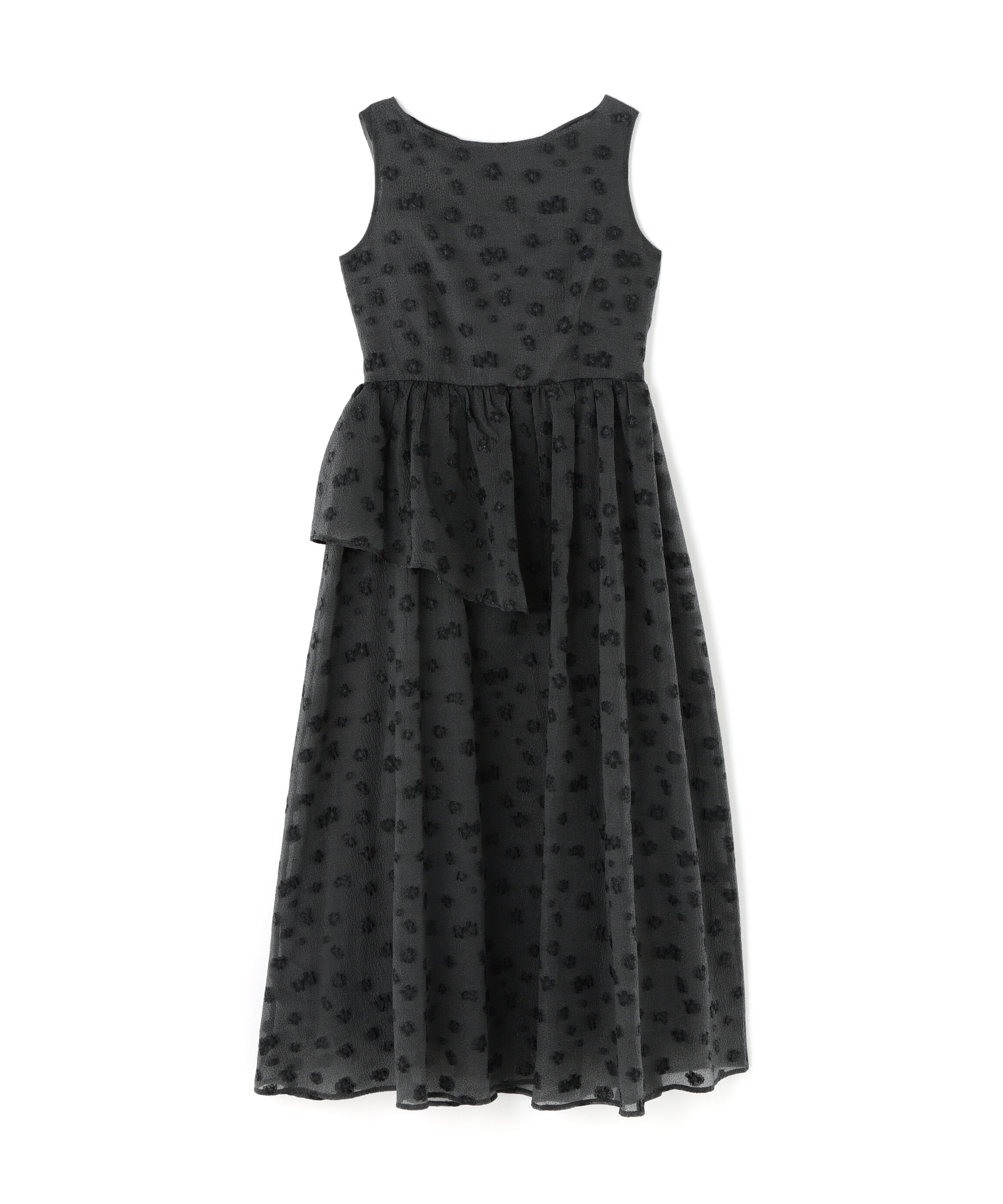  「アシンメトリーフリルジャガードワンピース」|ワンピース|