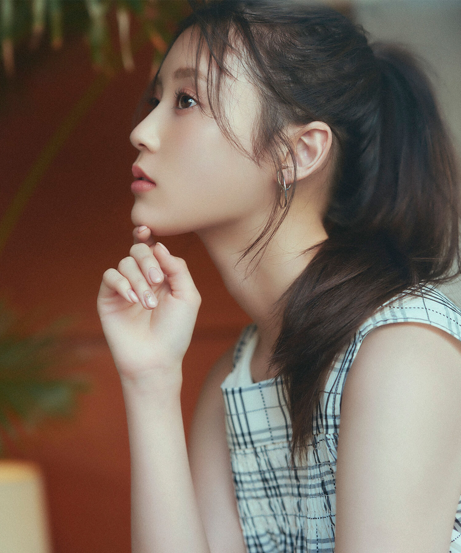  「モノトーンチェックワンピース」|ワンピース|