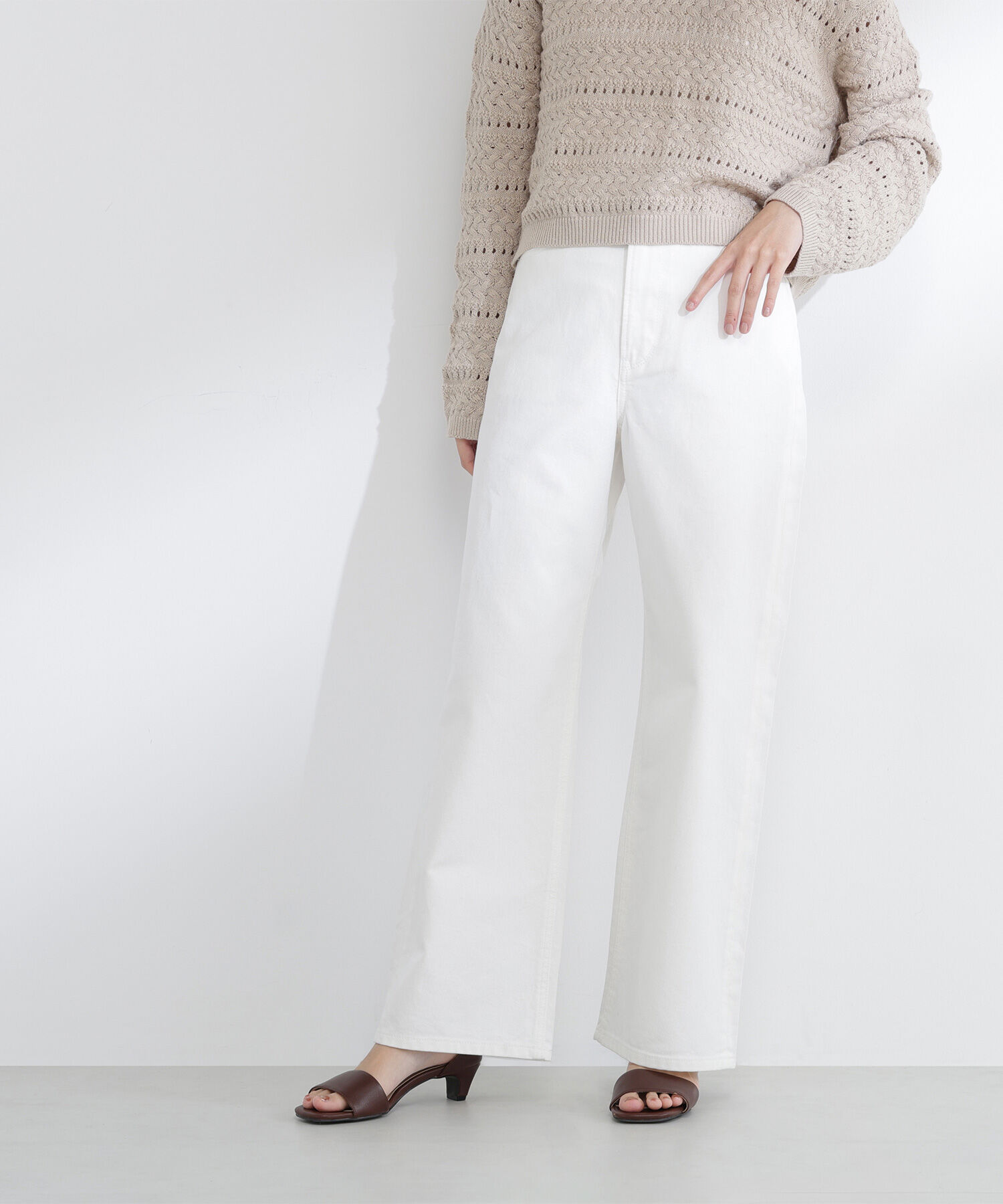  「ワイドストレートデニムパンツ」|その他|