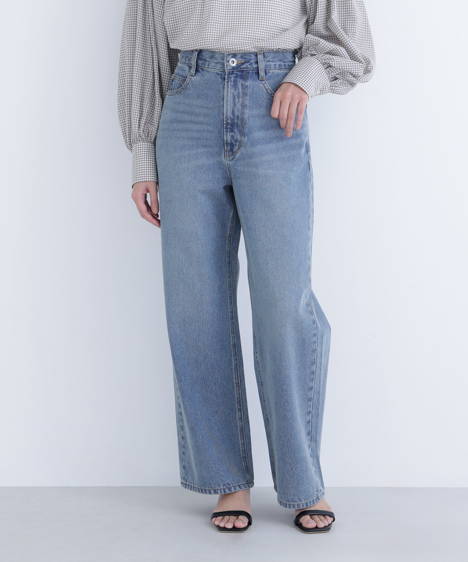  「ワイドストレートデニムパンツ」|その他|