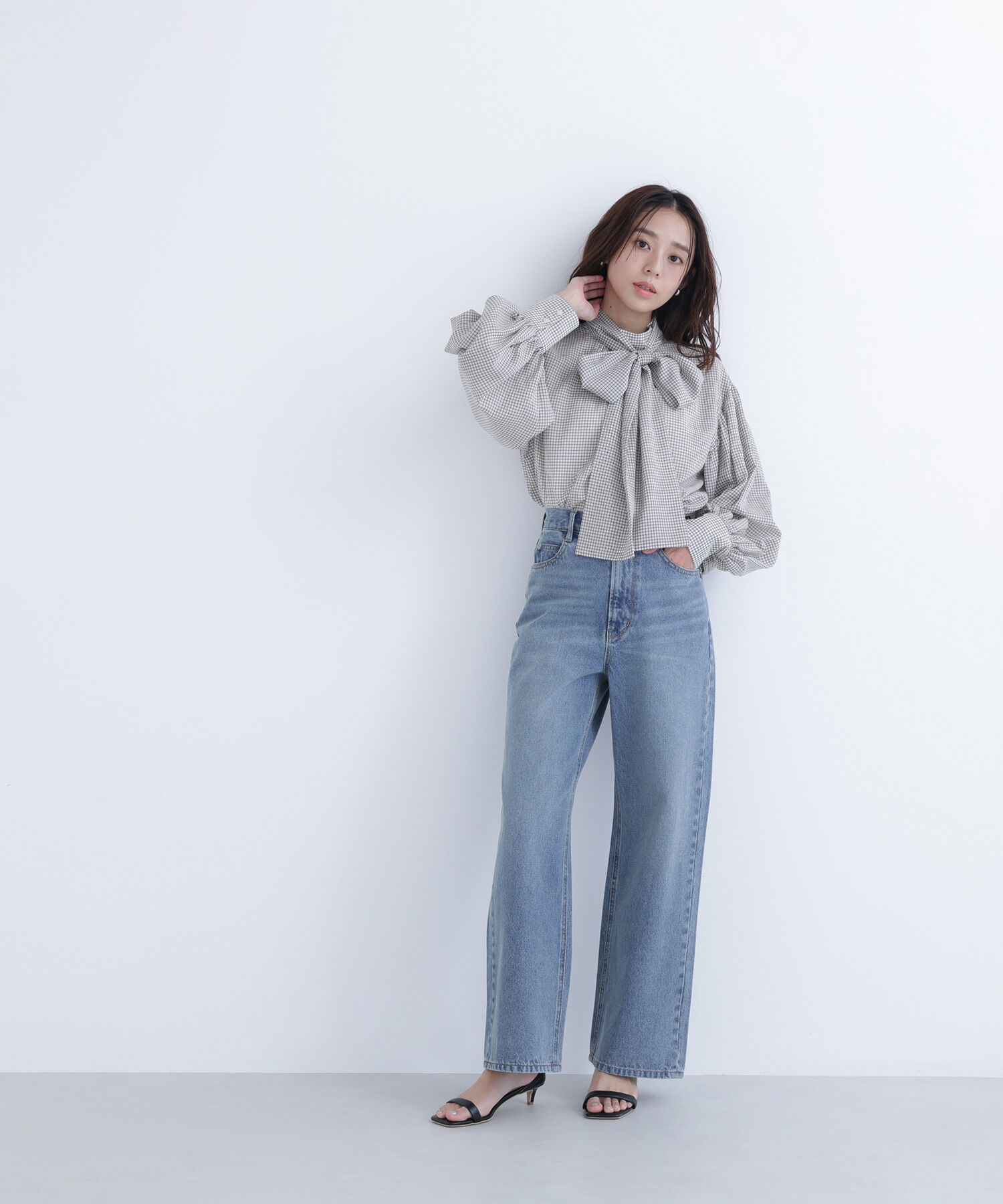  「ワイドストレートデニムパンツ」|その他|