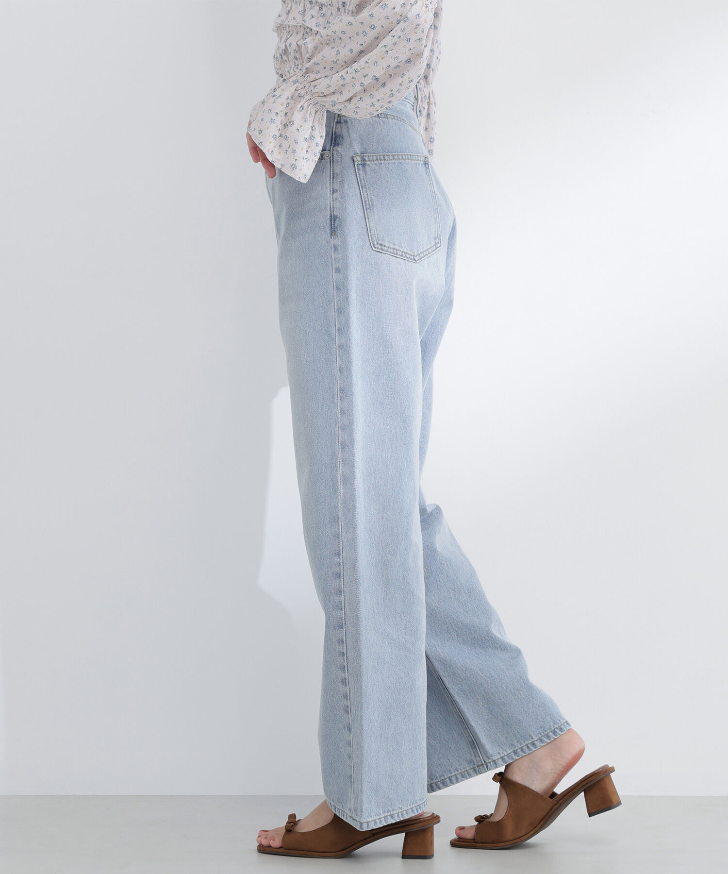  「ワイドストレートデニムパンツ」|その他|