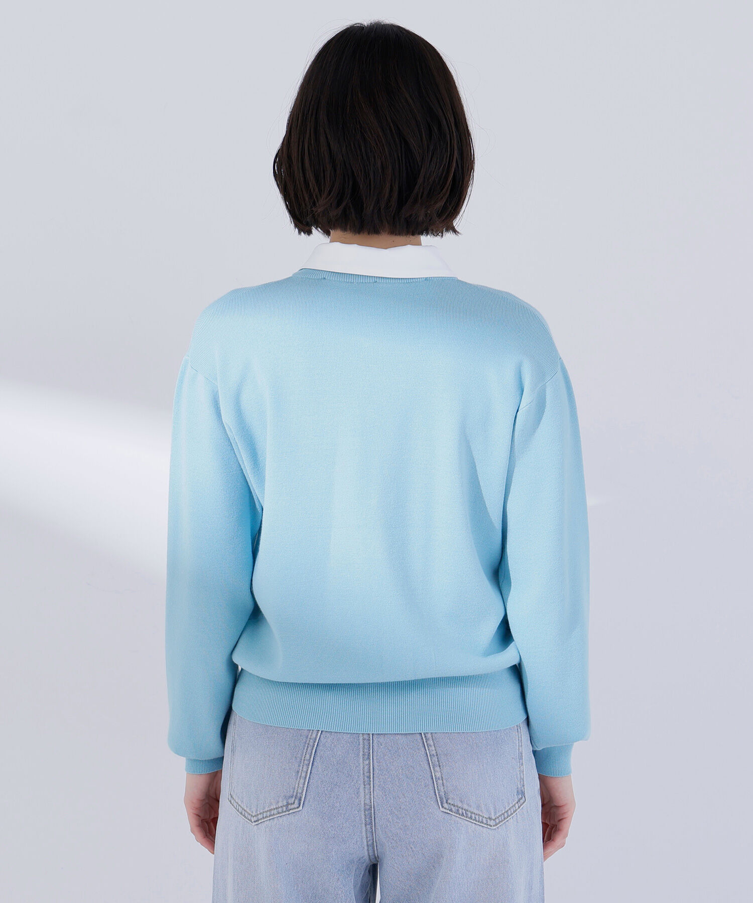  「2wayカラーニットカーディガン」|ニット・セーター|