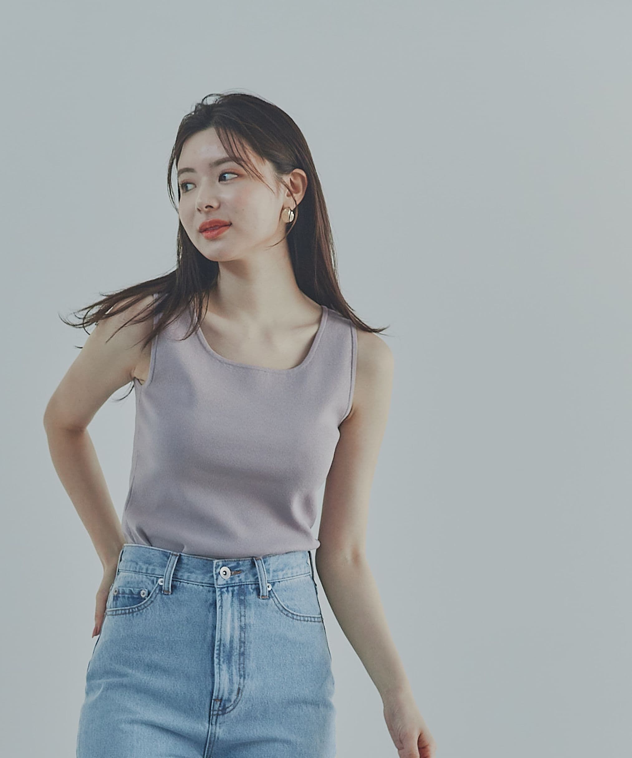 PROPORTION BODY DRESSING「前後2wayニットタンク」|ニット・セーター|