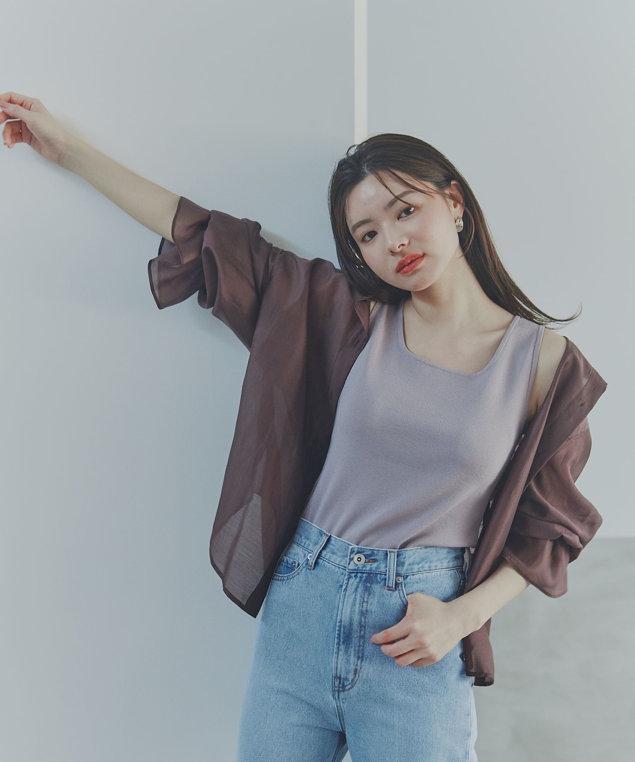 PROPORTION BODY DRESSING「前後2wayニットタンク」|ニット・セーター|