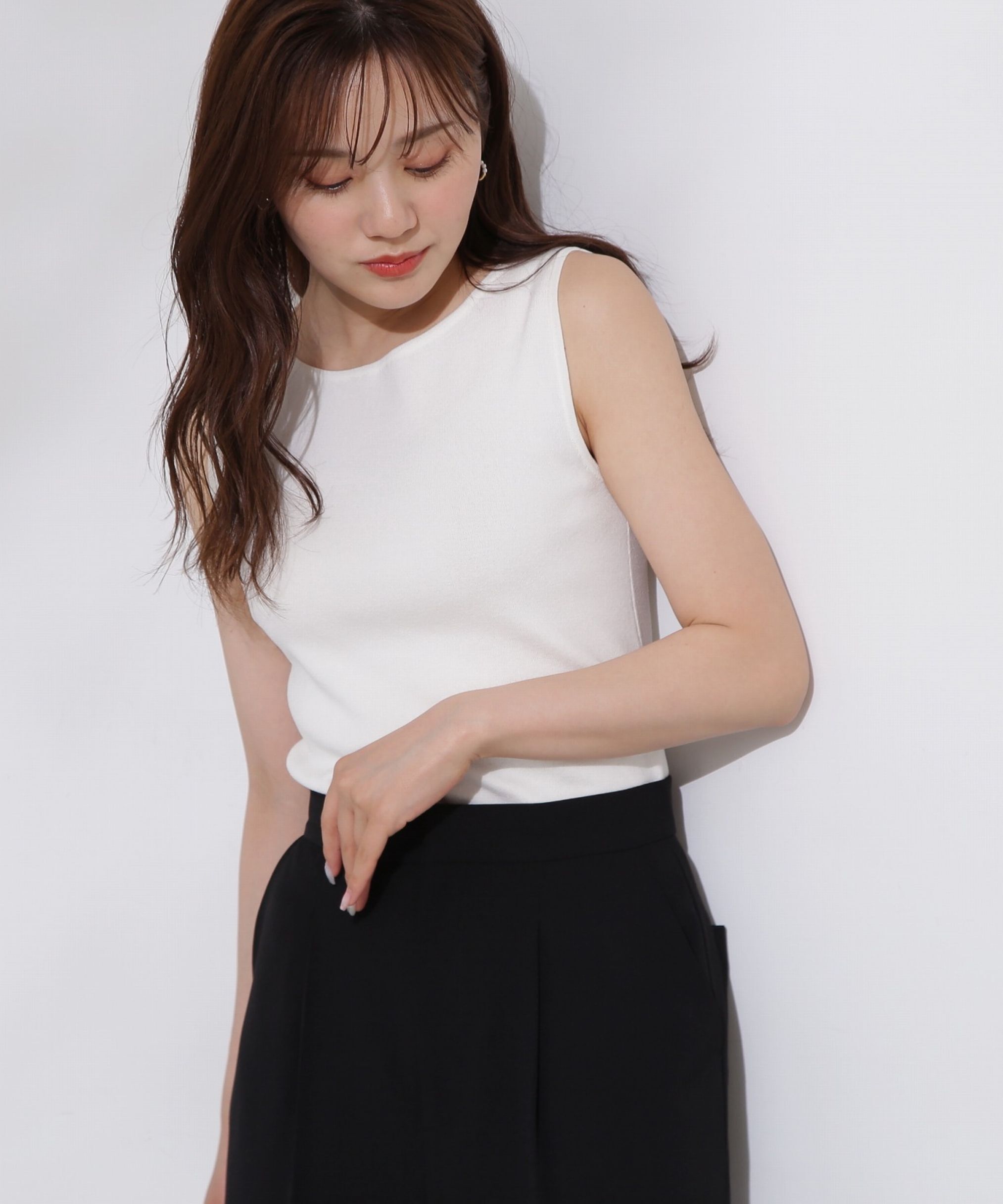 PROPORTION BODY DRESSING「前後2wayニットタンク」|ニット・セーター|