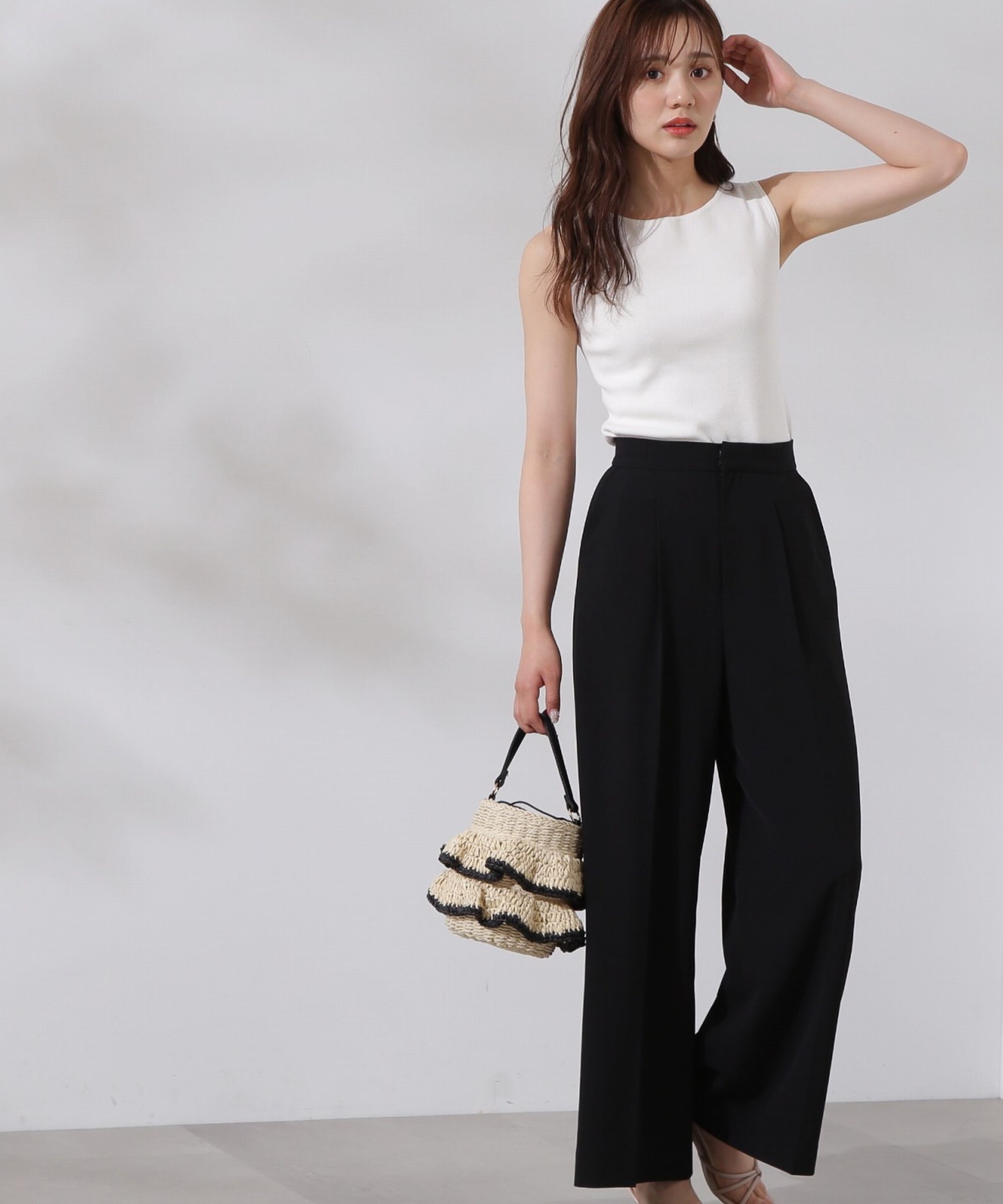 PROPORTION BODY DRESSING「前後2wayニットタンク」|ニット・セーター|