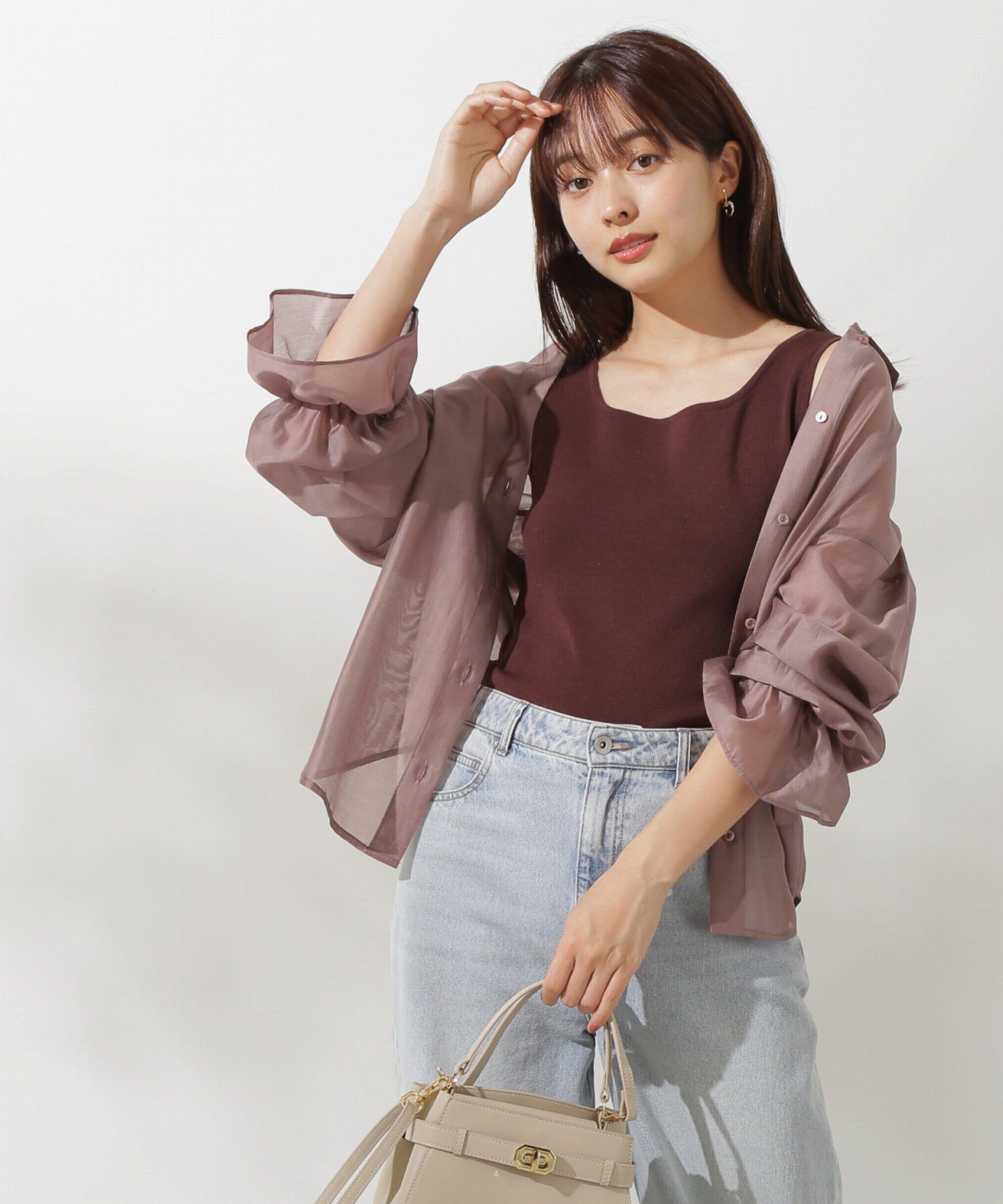 PROPORTION BODY DRESSING「前後2wayニットタンク」|ニット・セーター|