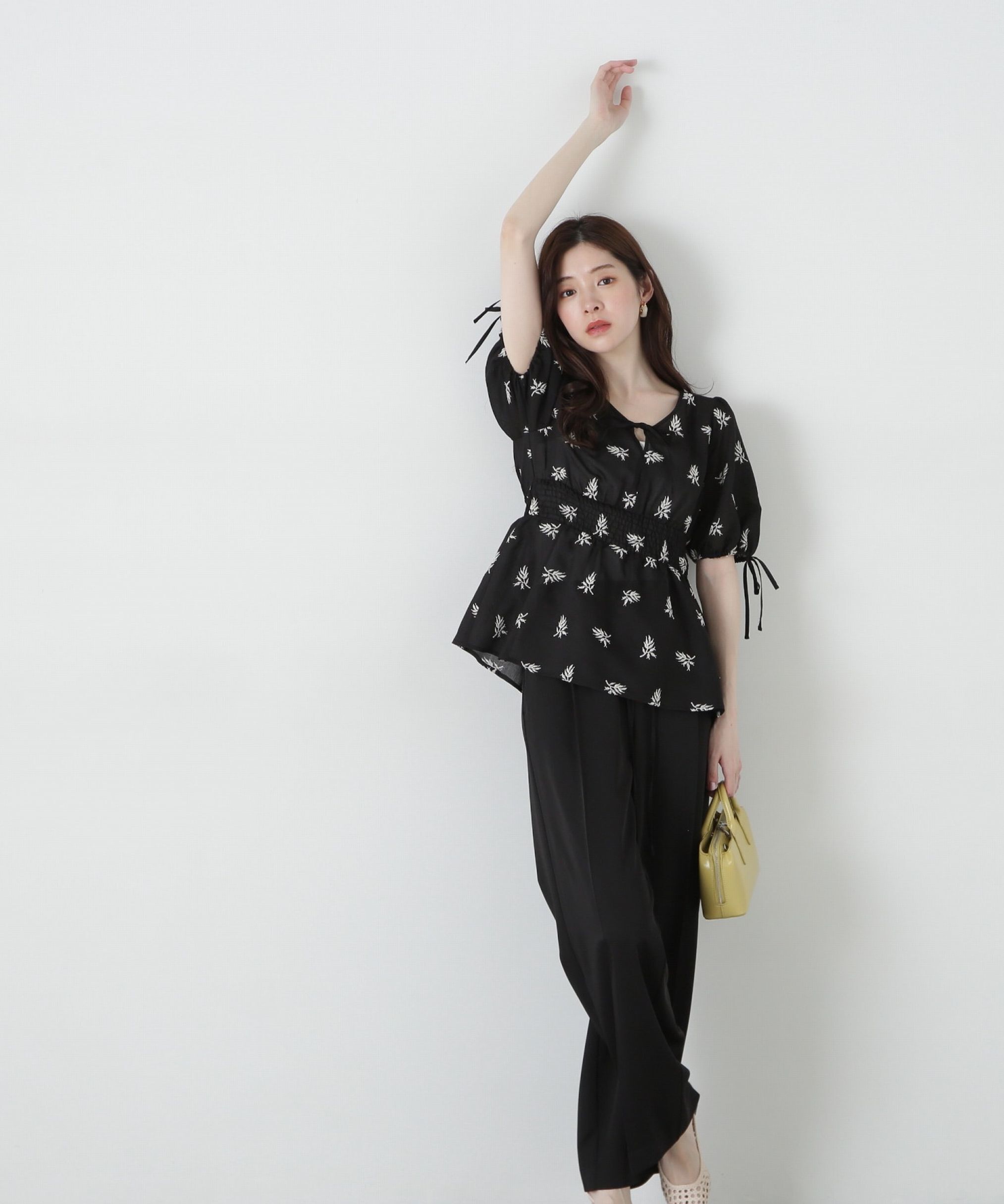 PROPORTION BODY DRESSING「花柄刺繍ブラウス」|シャツ・ブラウス|