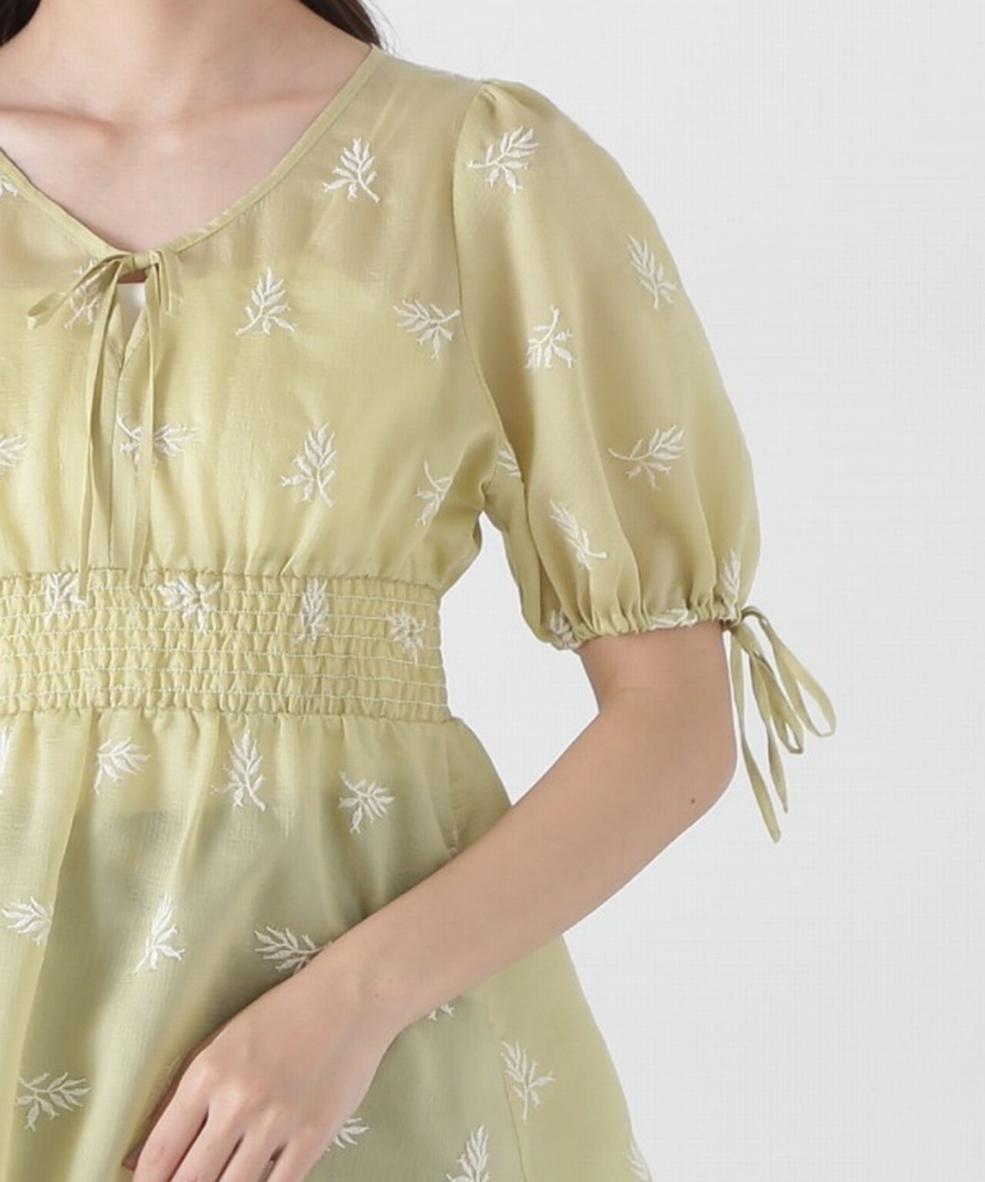 PROPORTION BODY DRESSING「花柄刺繍ブラウス」|シャツ・ブラウス|