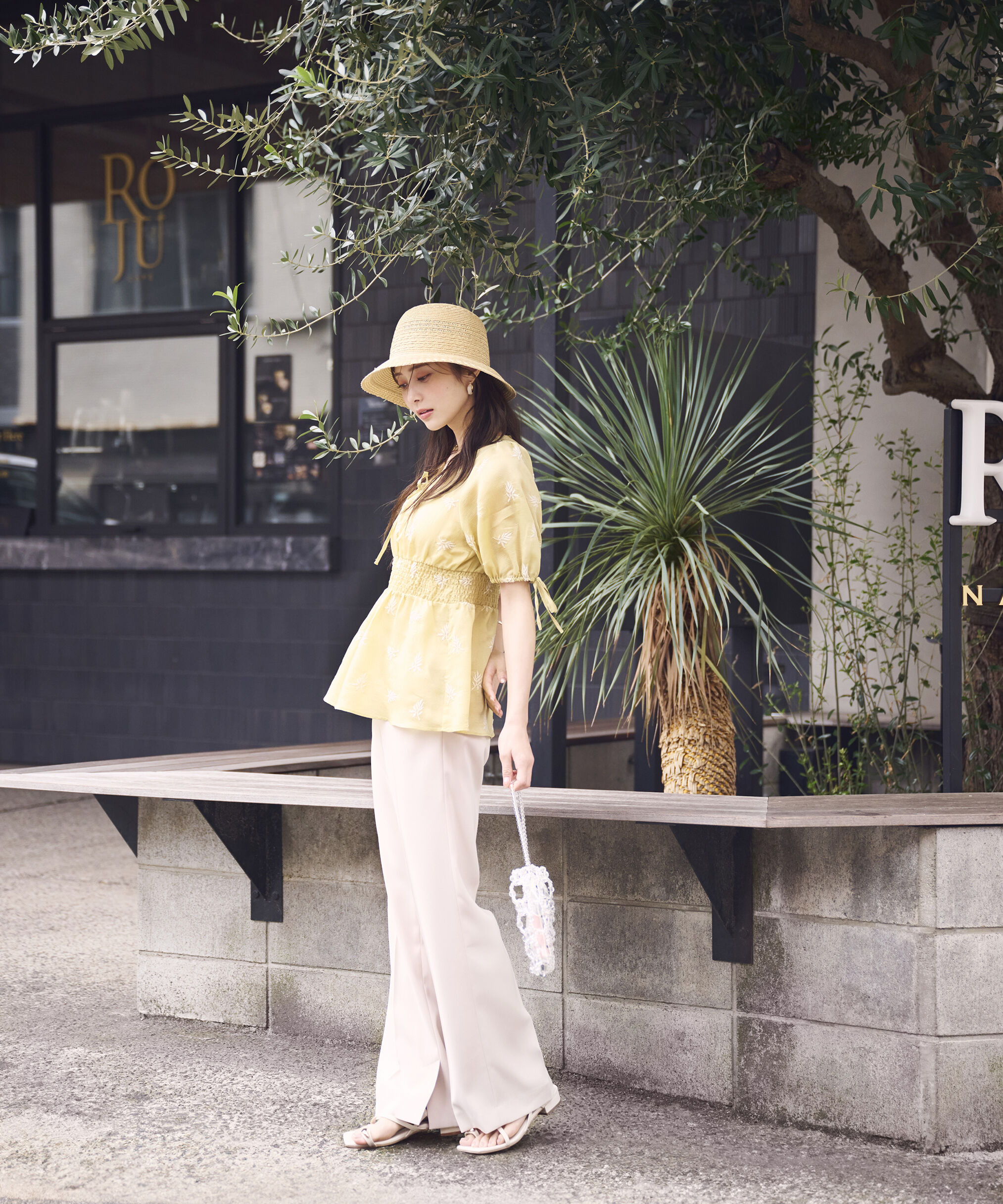 PROPORTION BODY DRESSING「花柄刺繍ブラウス」|シャツ・ブラウス|