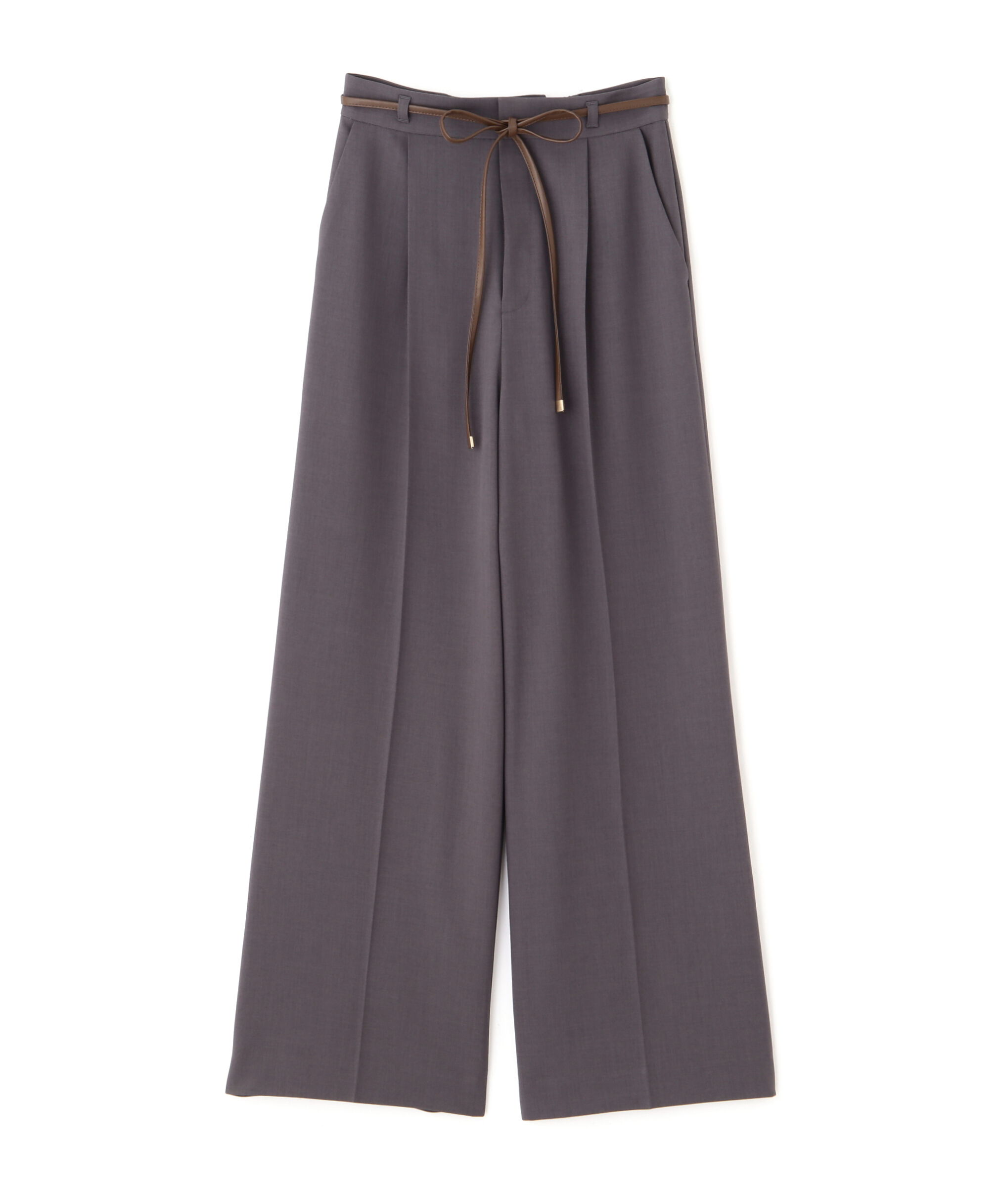 PROPORTION BODY DRESSING「合皮ベルト付きワイドパンツ」|その他|